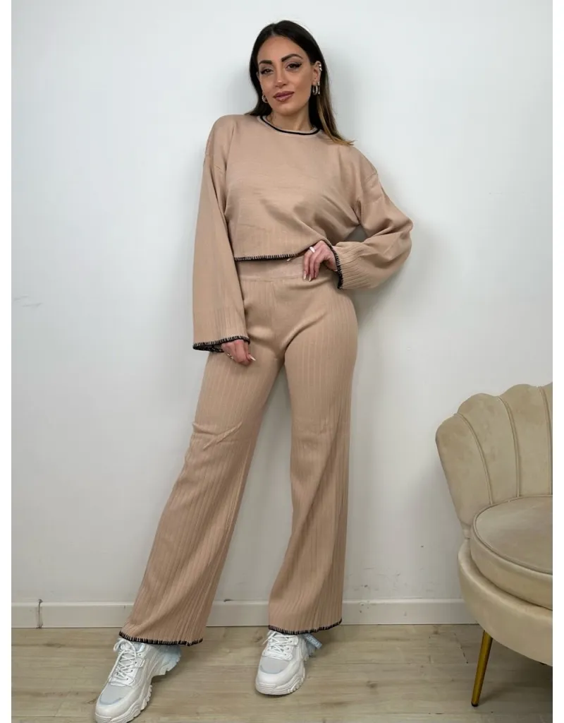 CO ORD SET MICOL CAMEL