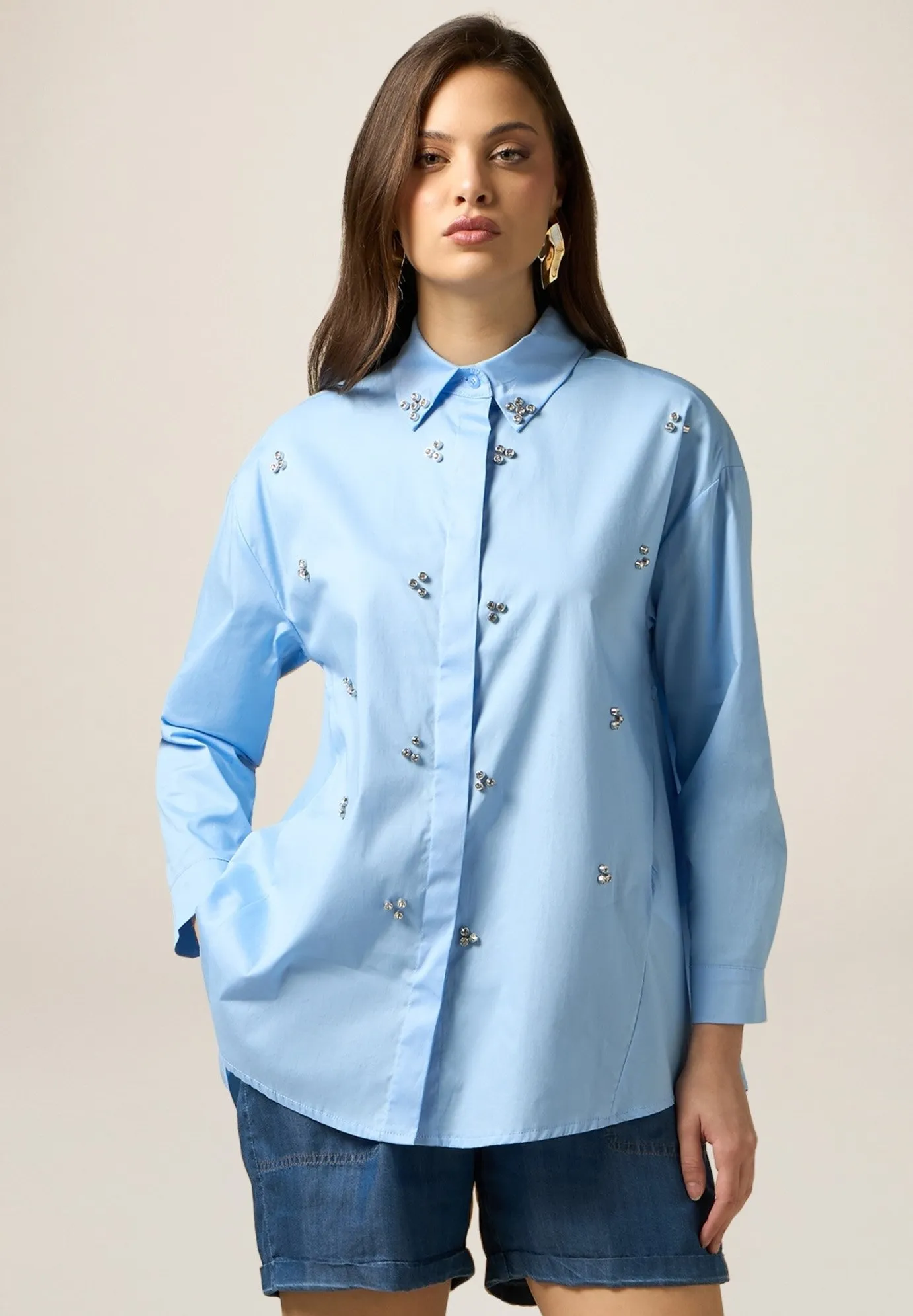 CON CASTONI - Camicia
