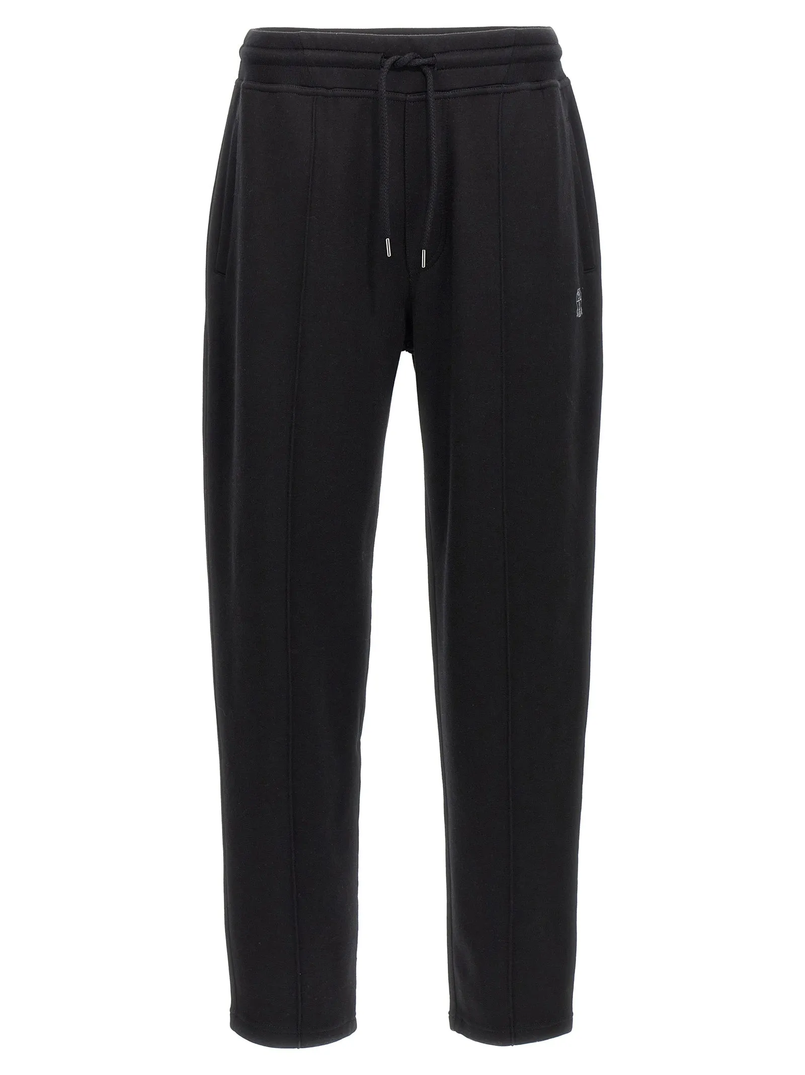 Cotton Blend Joggers Pantaloni Nero