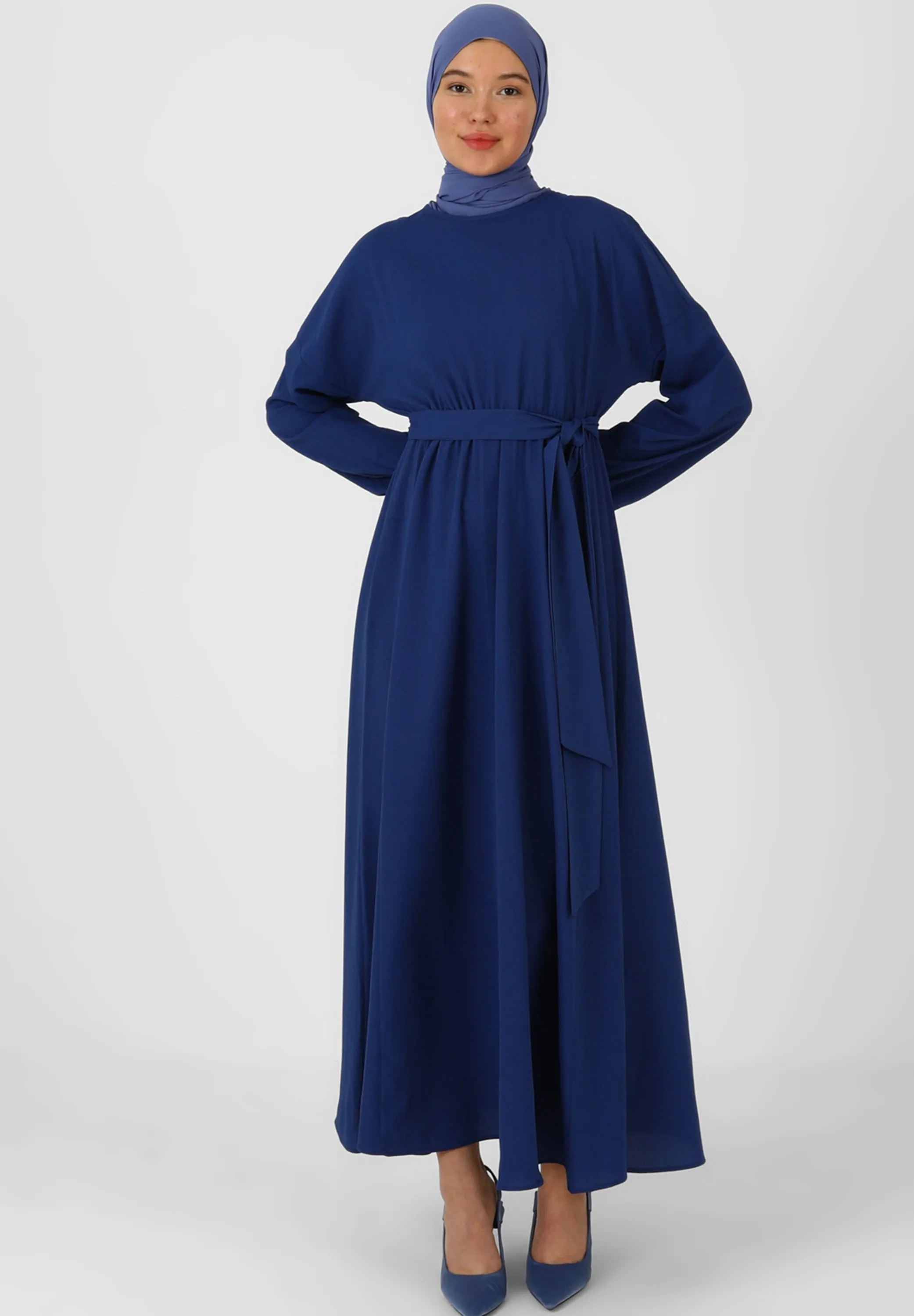 CREW NECK - UNLINED -MODEST -TAVIN - Vestito lungo