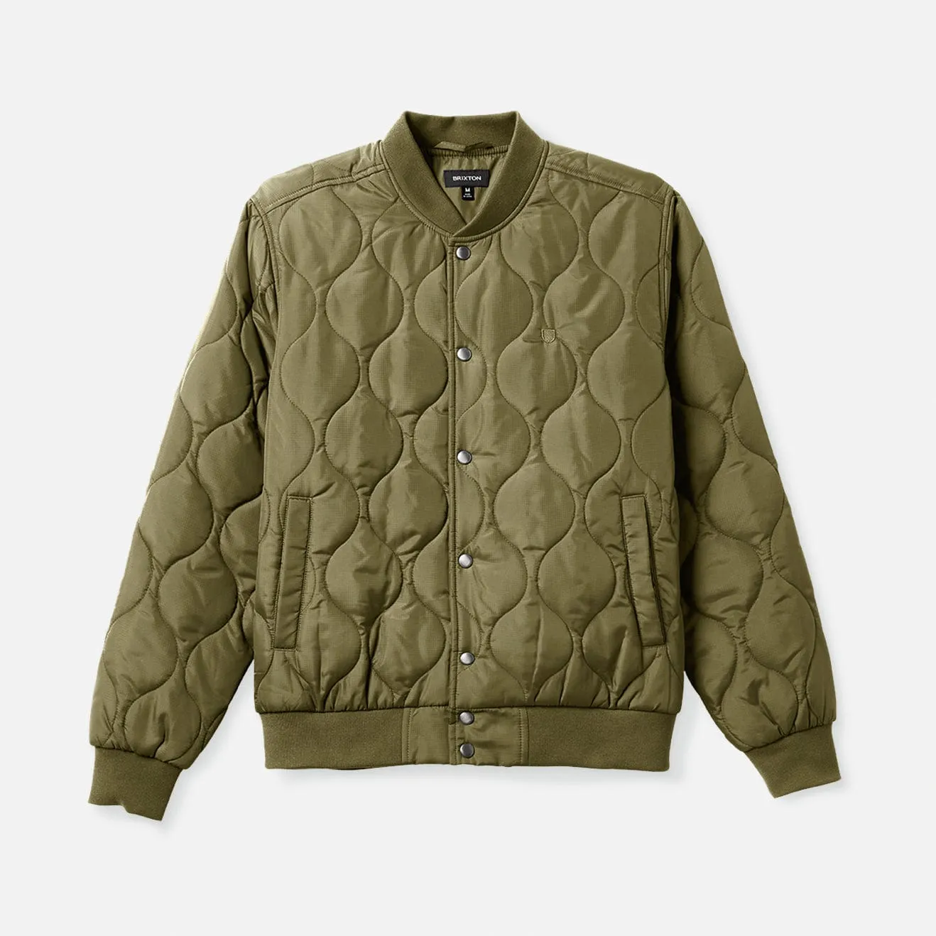 DILLINGER QUILTED BOMBER JKT - MILITARY OLIVE