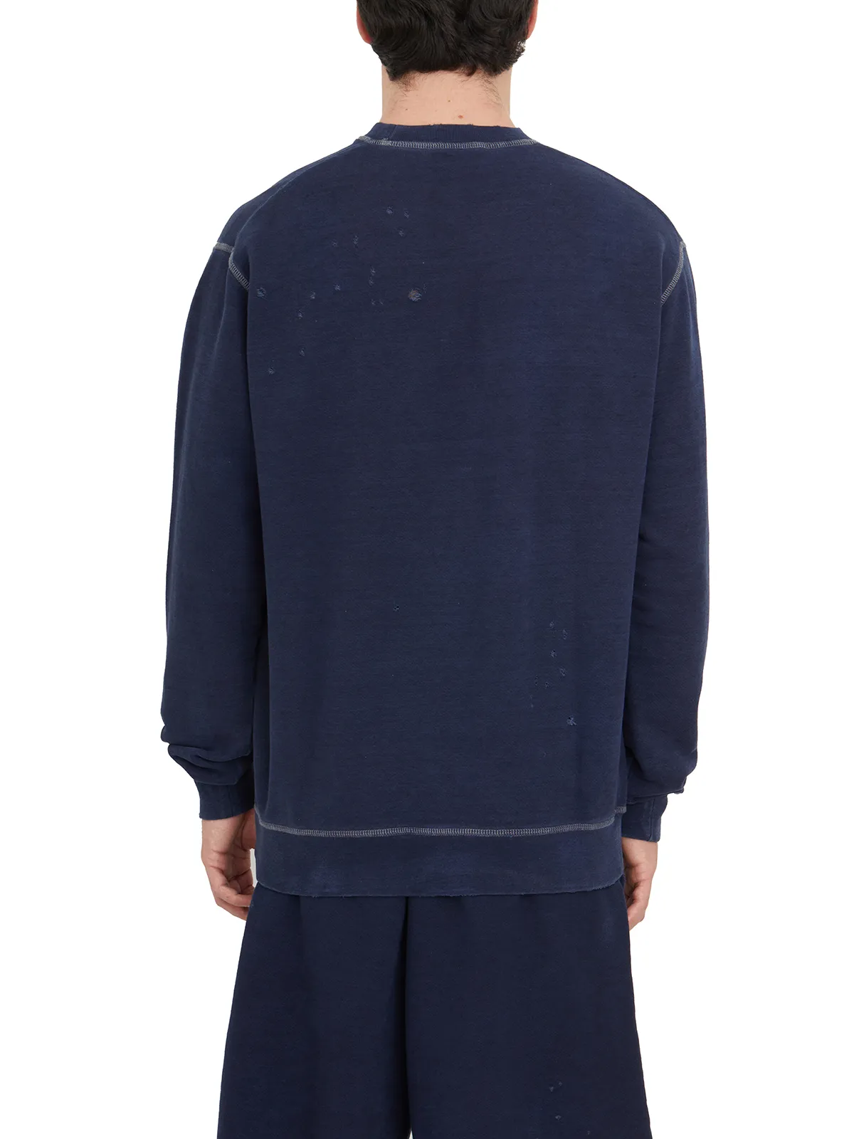 DSQUARED  FELPA GIROCOLLO LOGO 