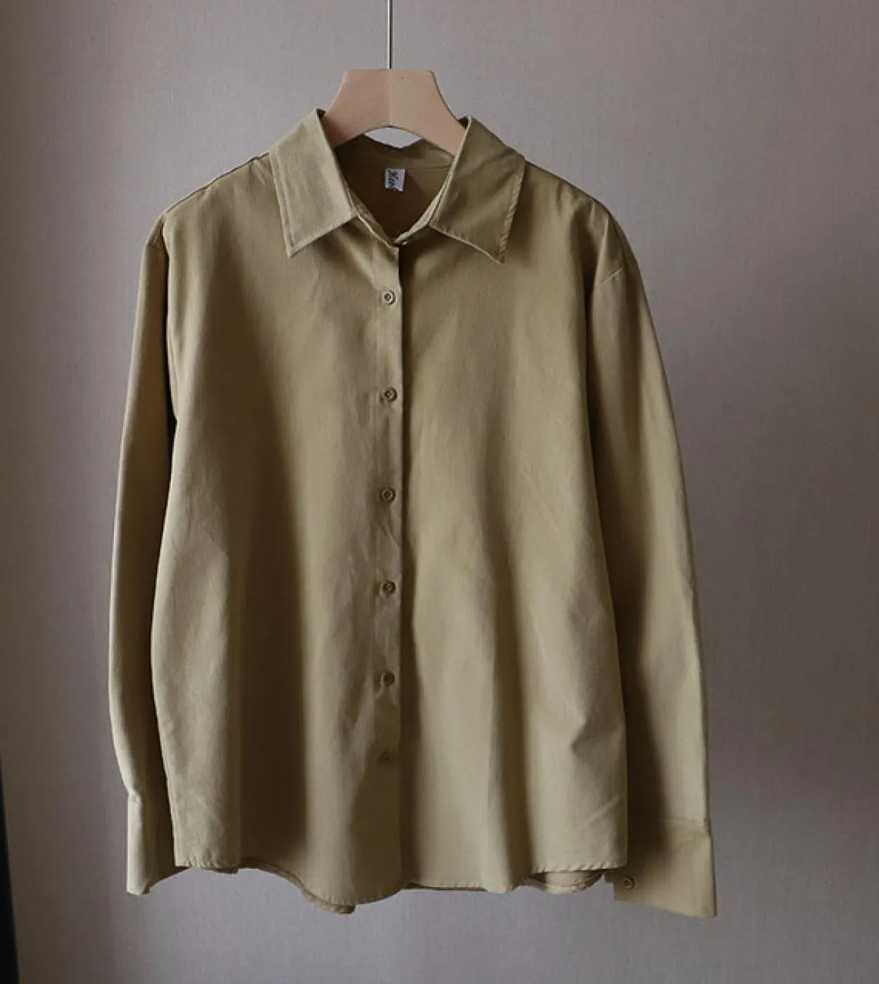Elegante camicetta da donna in velluto a coste sciolto manica lunga bottoni da ufficio camicia basic donna camicette autunno inv