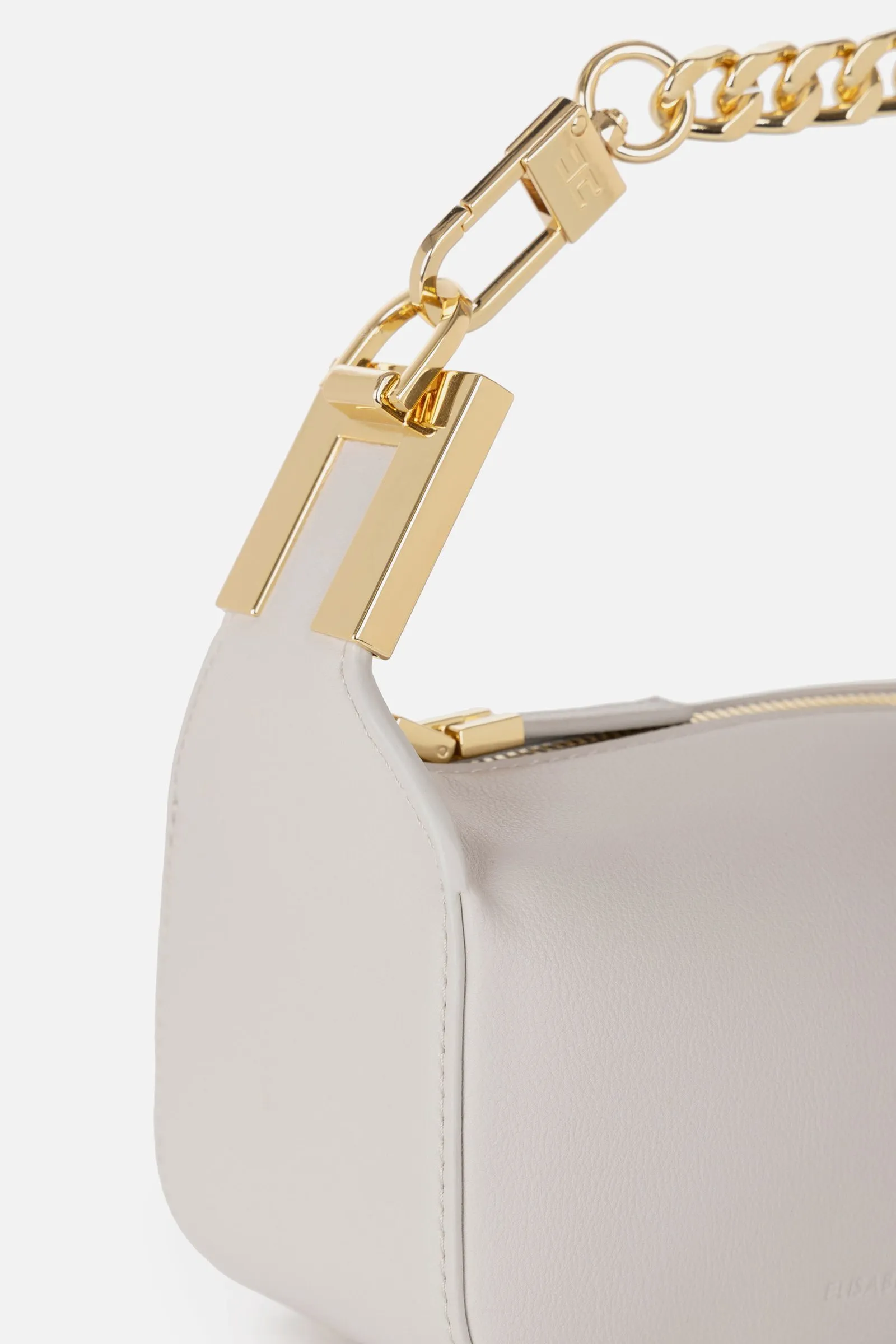 ELISABETTA FRANCHI Camera bag con morsetto in metallo