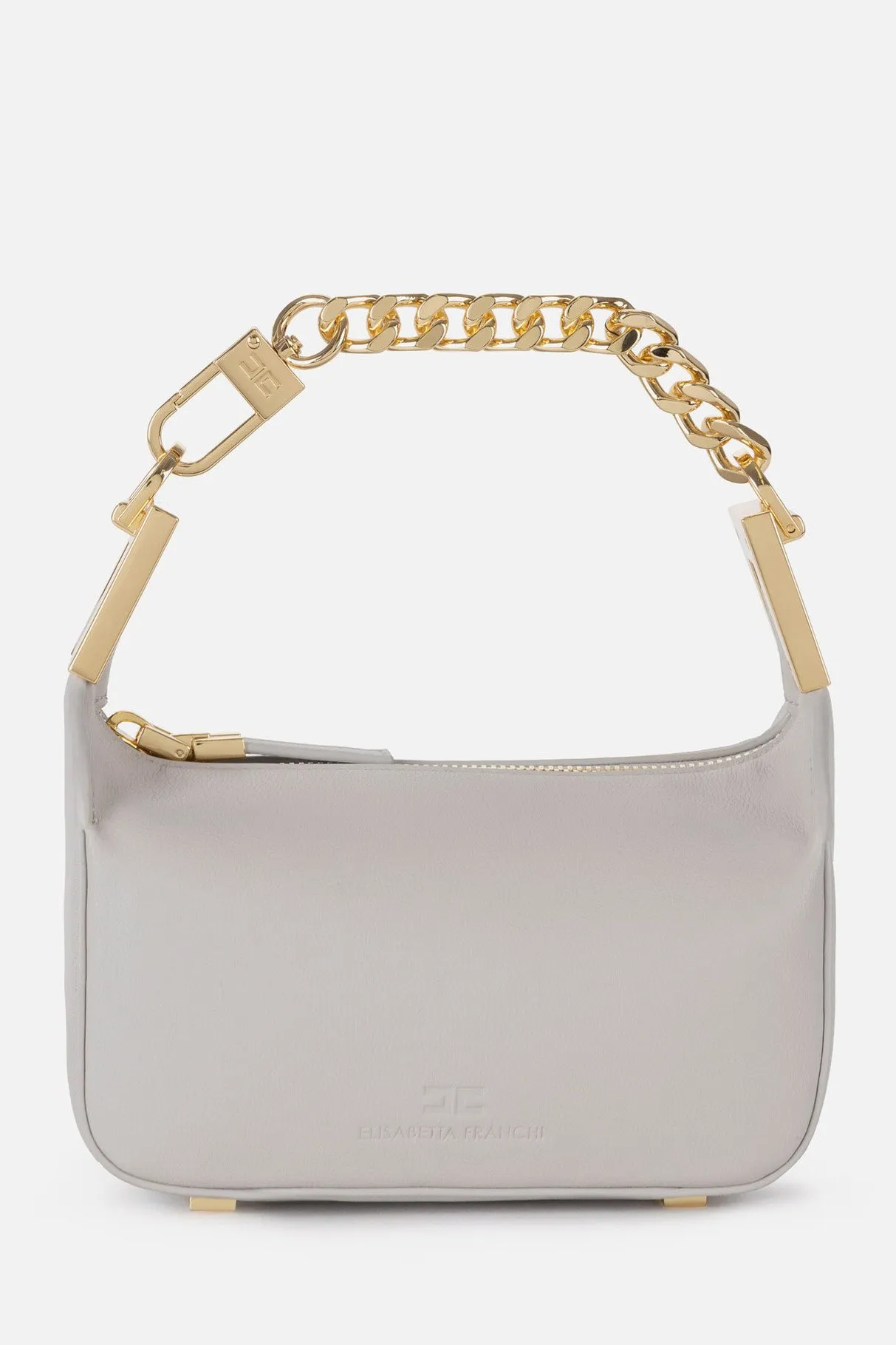 ELISABETTA FRANCHI Camera bag con morsetto in metallo