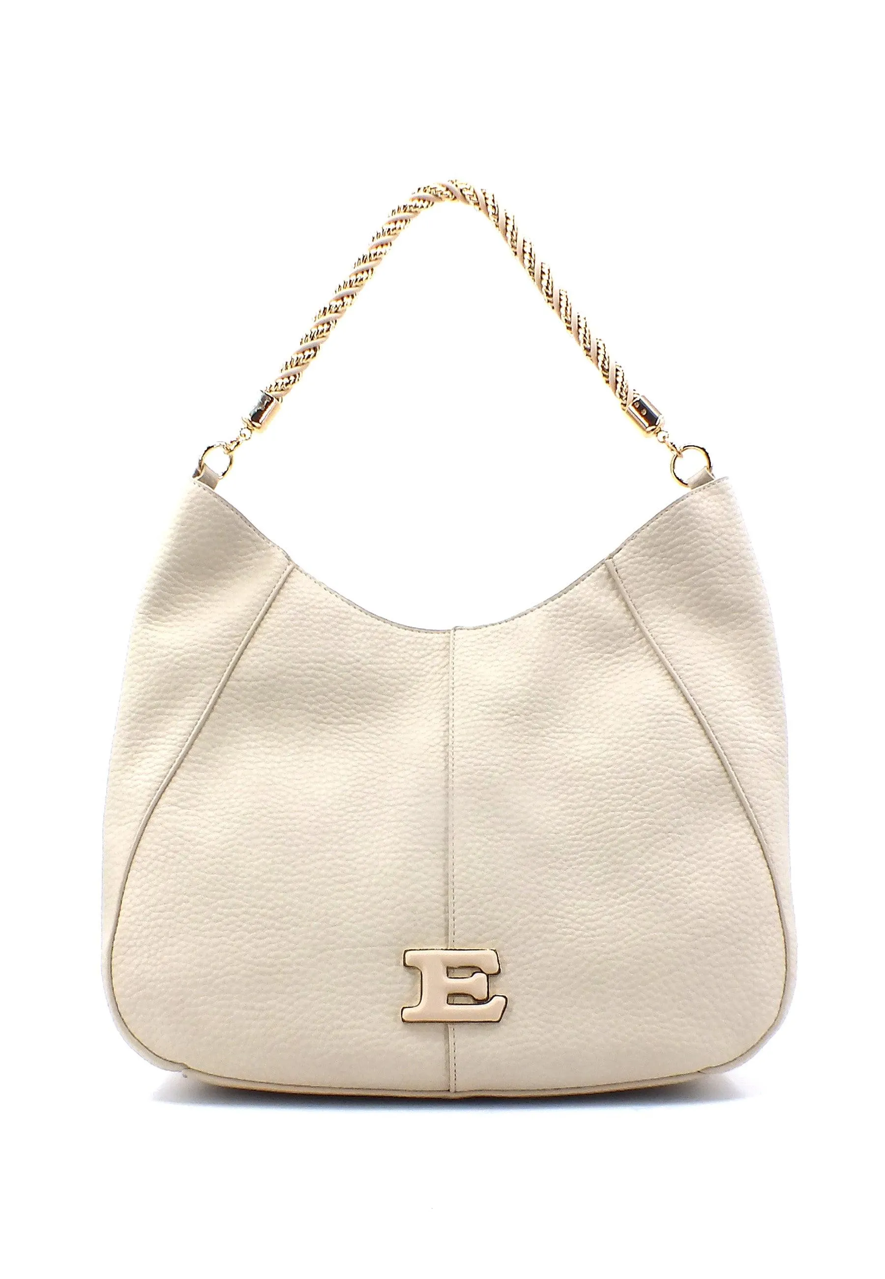 ERMANNO SCERVINO Eba Soft 23 Borsa Hobo Cream Beige 12401614