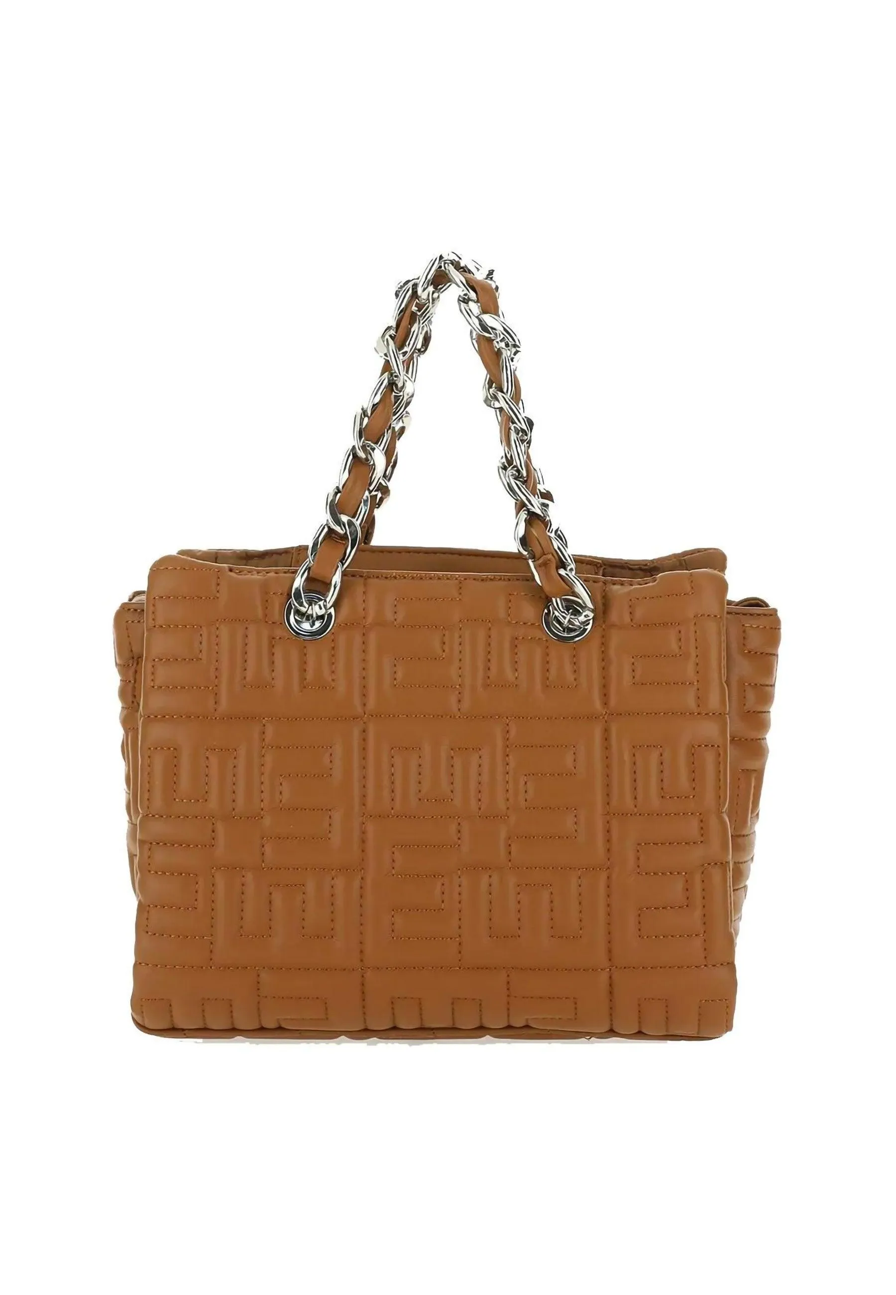 ERMANNO SCERVINO Polly Borsa Double Handle Tan Marrone 12401562