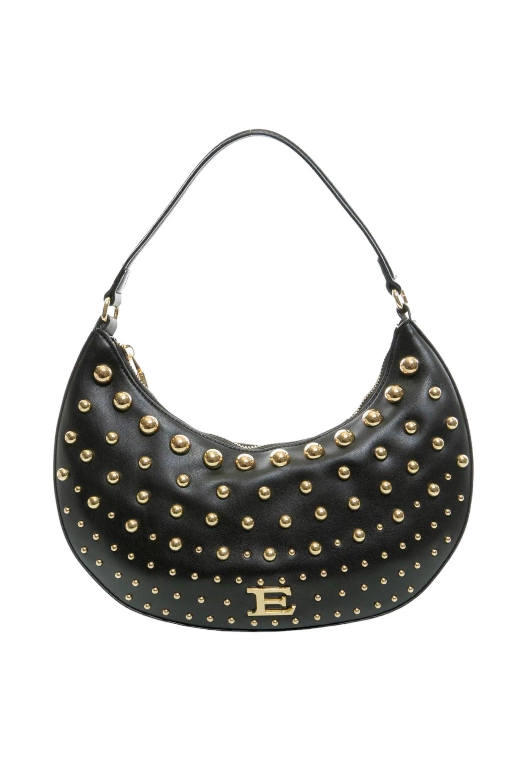 ERMANNO SCERVINO Princess Borsa Hobo Black Gold 12401572