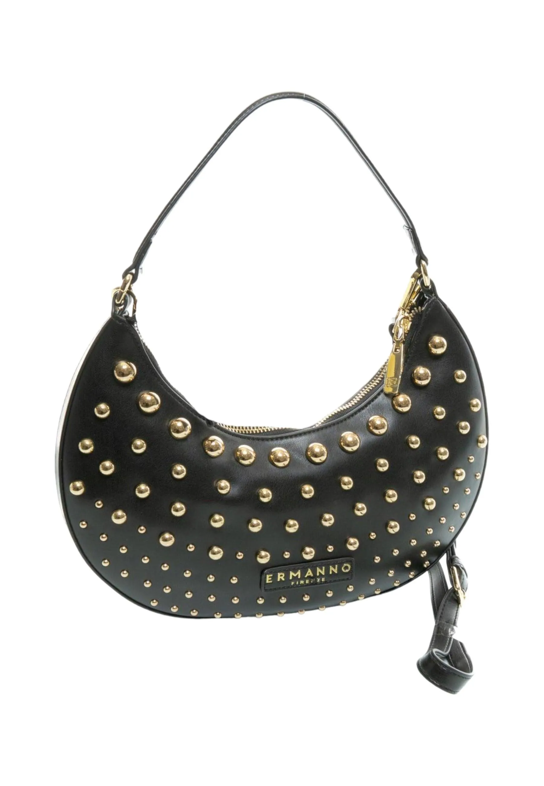 ERMANNO SCERVINO Princess Borsa Hobo Black Gold 12401572