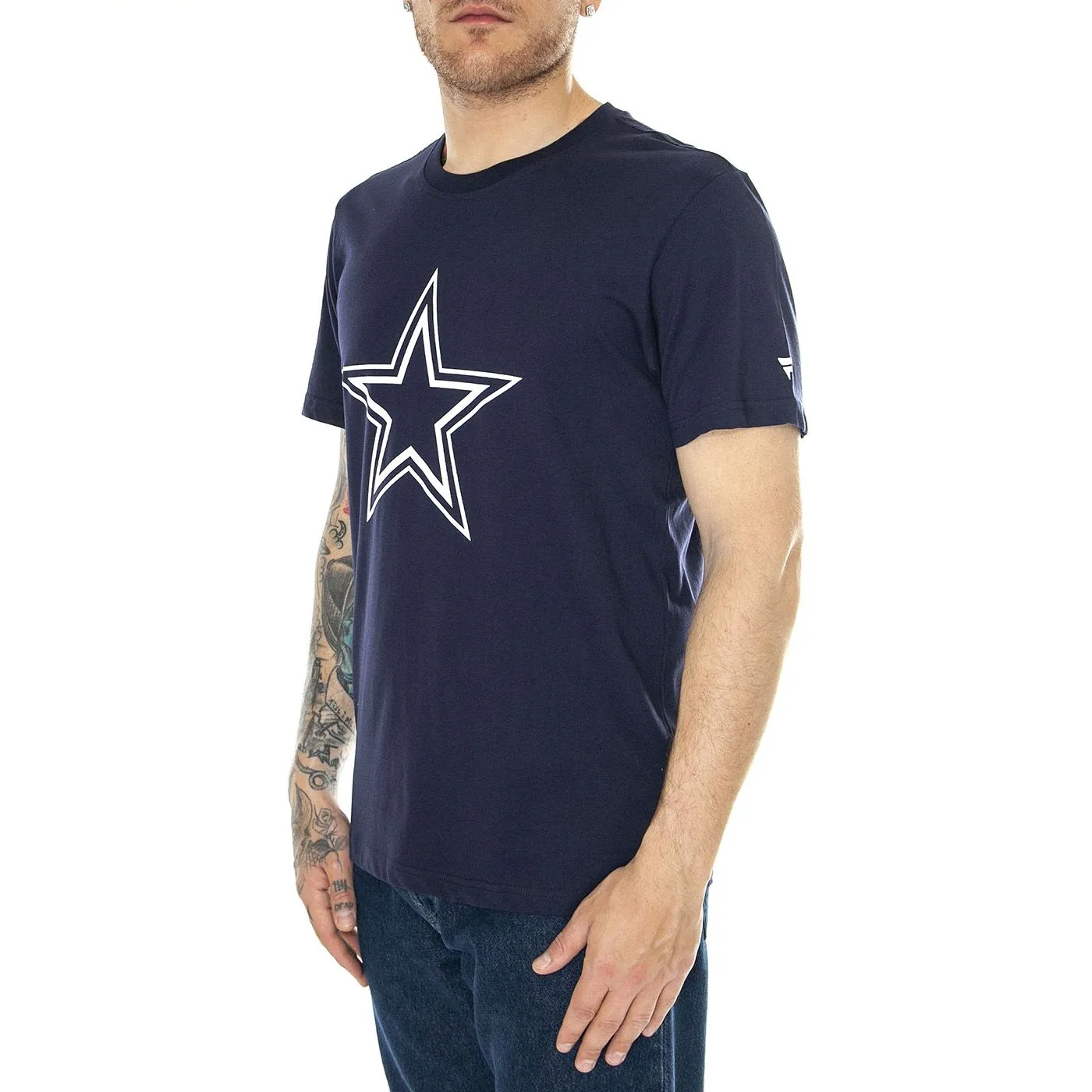 FANATICS Dallas Cowboys Primary Logo Graphic T-Shirt Maritime Blue - Maglietta Girocollo Uomo Blu    