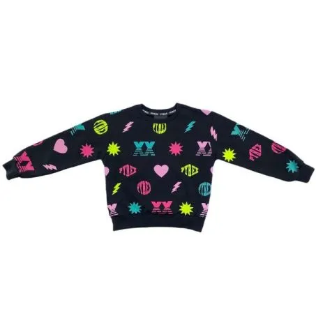 Felpa Bambina Pyrex 30896 110 Nero