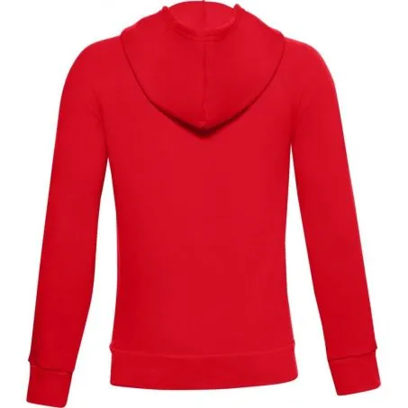 FELPA BAMBINO UNDER ARMOUR UA RIVAL FLEECE LOGO ROSSO