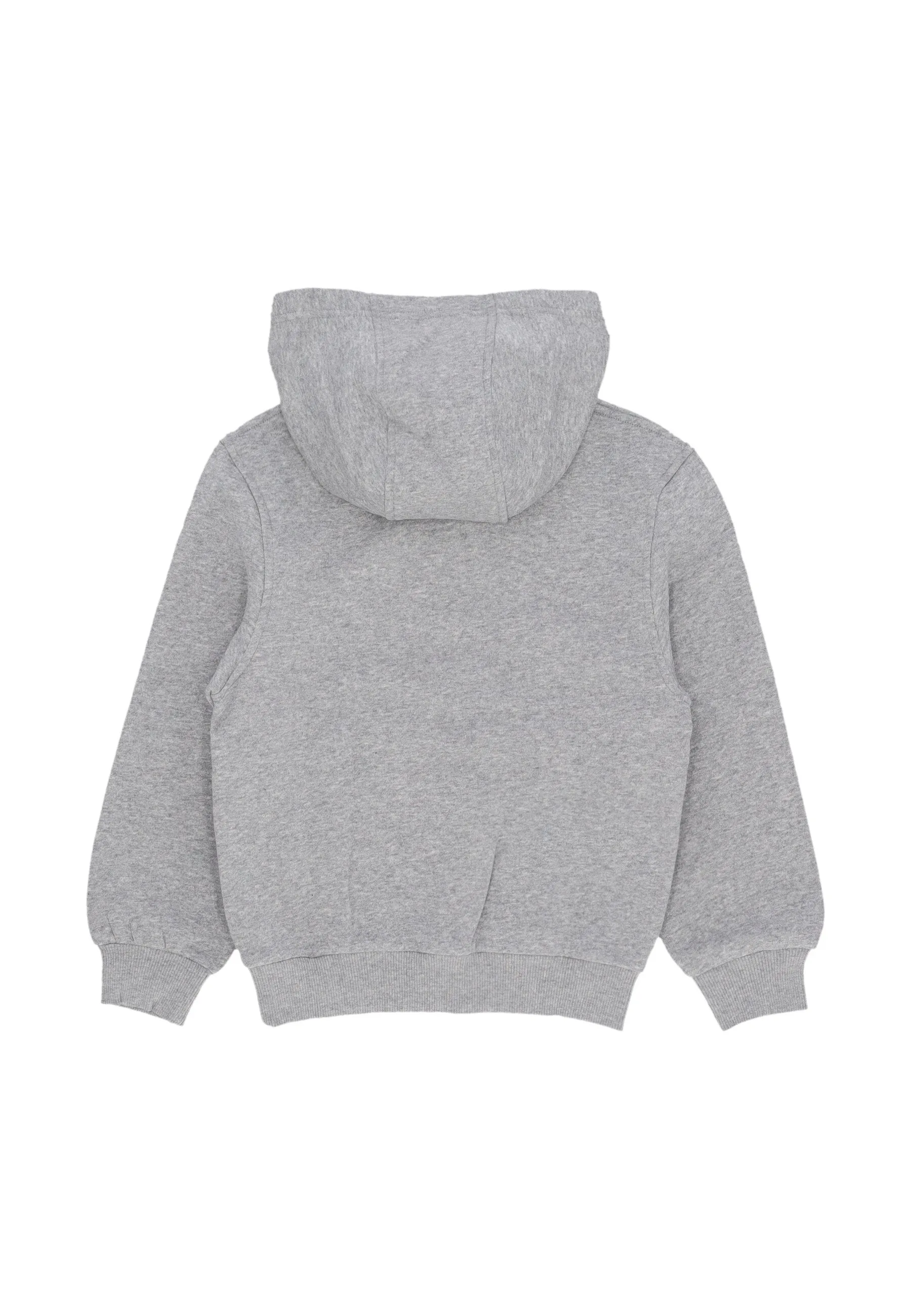 Felpa Cappuccio Ragazzo B Sportswear Club Flesse Hoodie Dk Grey Heather/white