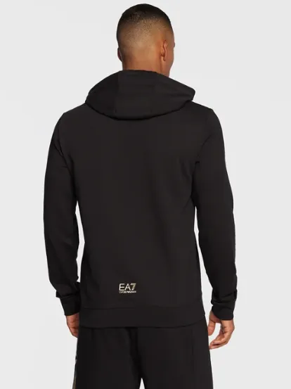 Felpa EA7 Emporio Armani 6LPM52 0208 Nero Oro