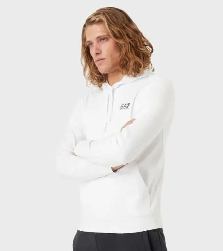 Felpa EA7 Emporio Armani 8NPM04 1100 Bianco