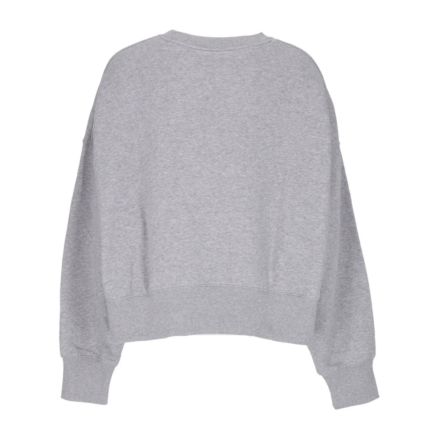 Felpa Girocollo Corta Donna W Sportswear Phoenix Fleece Over-oversized Crewneck Dk Grey Heather/sail