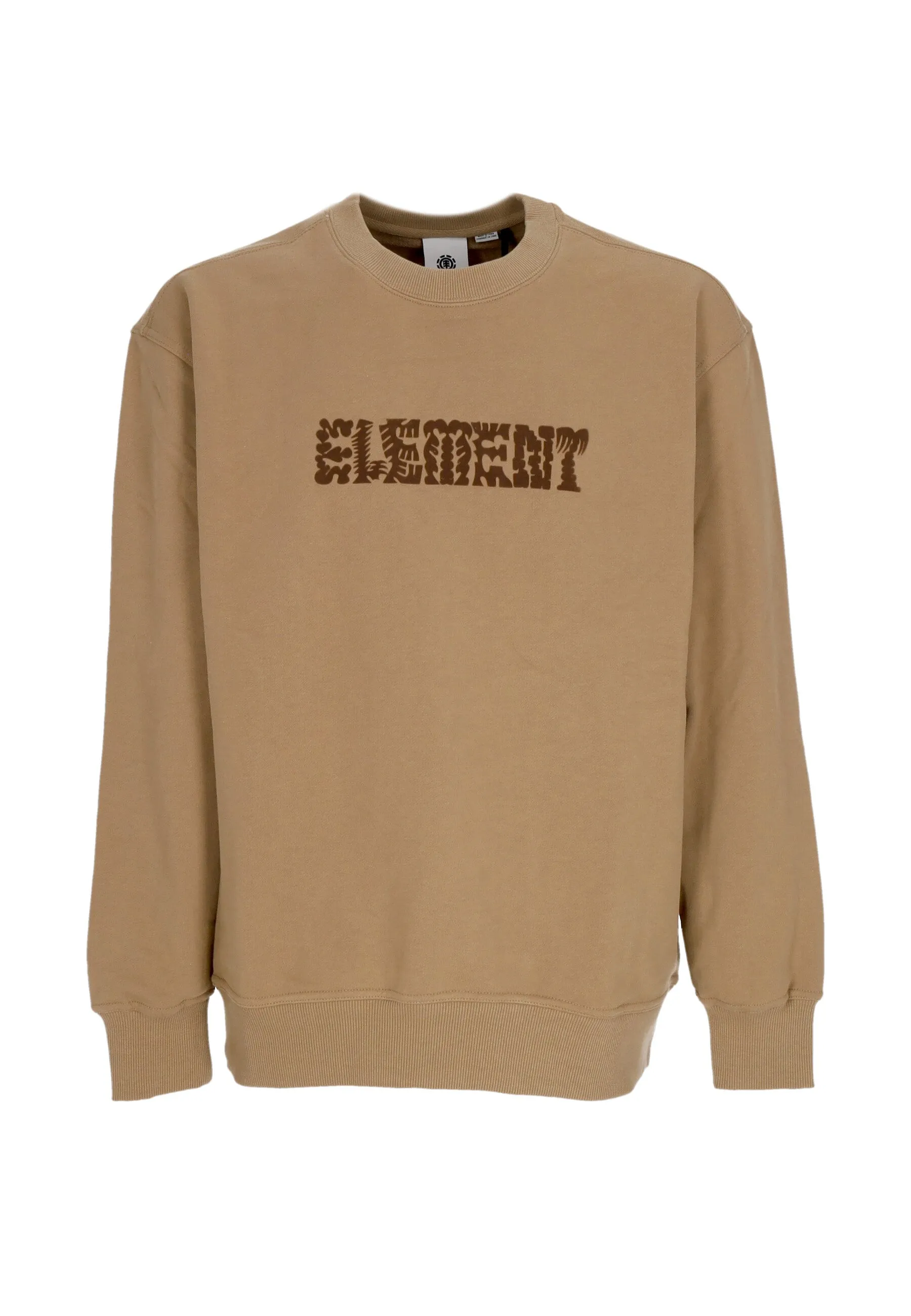 Felpa Leggera Girocollo Uomo Cornell Cipher Crewneck Khaki