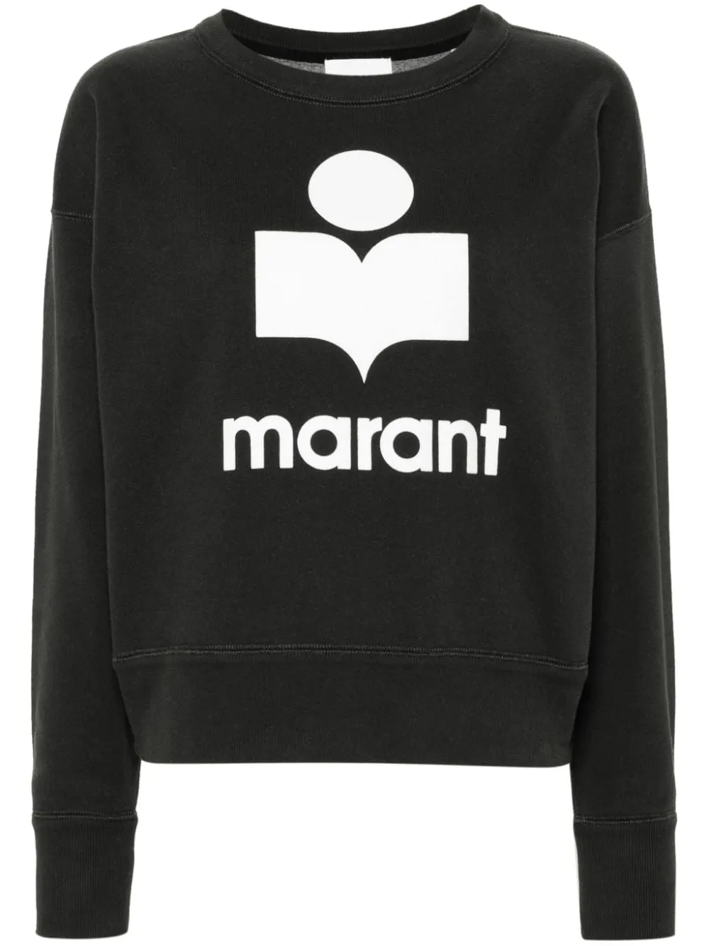 Felpa Mobyli con logo floccato