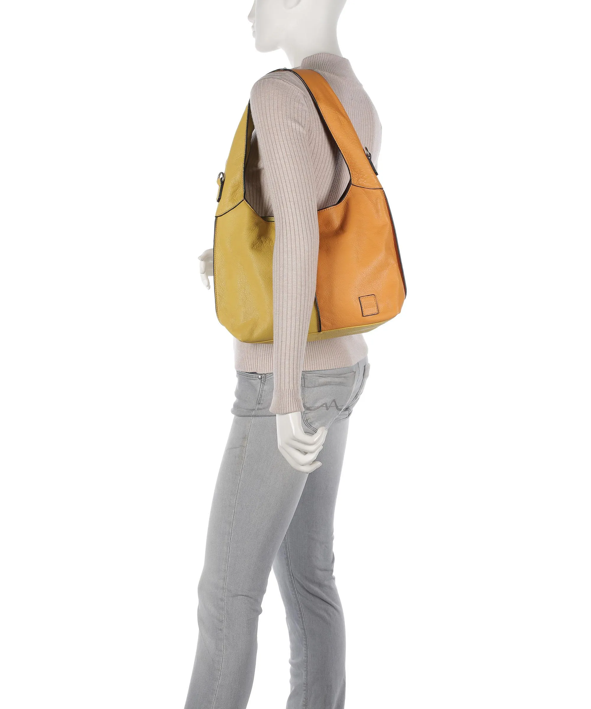  FredsBruder FB Borsa hobo pelle granulata multicolore  