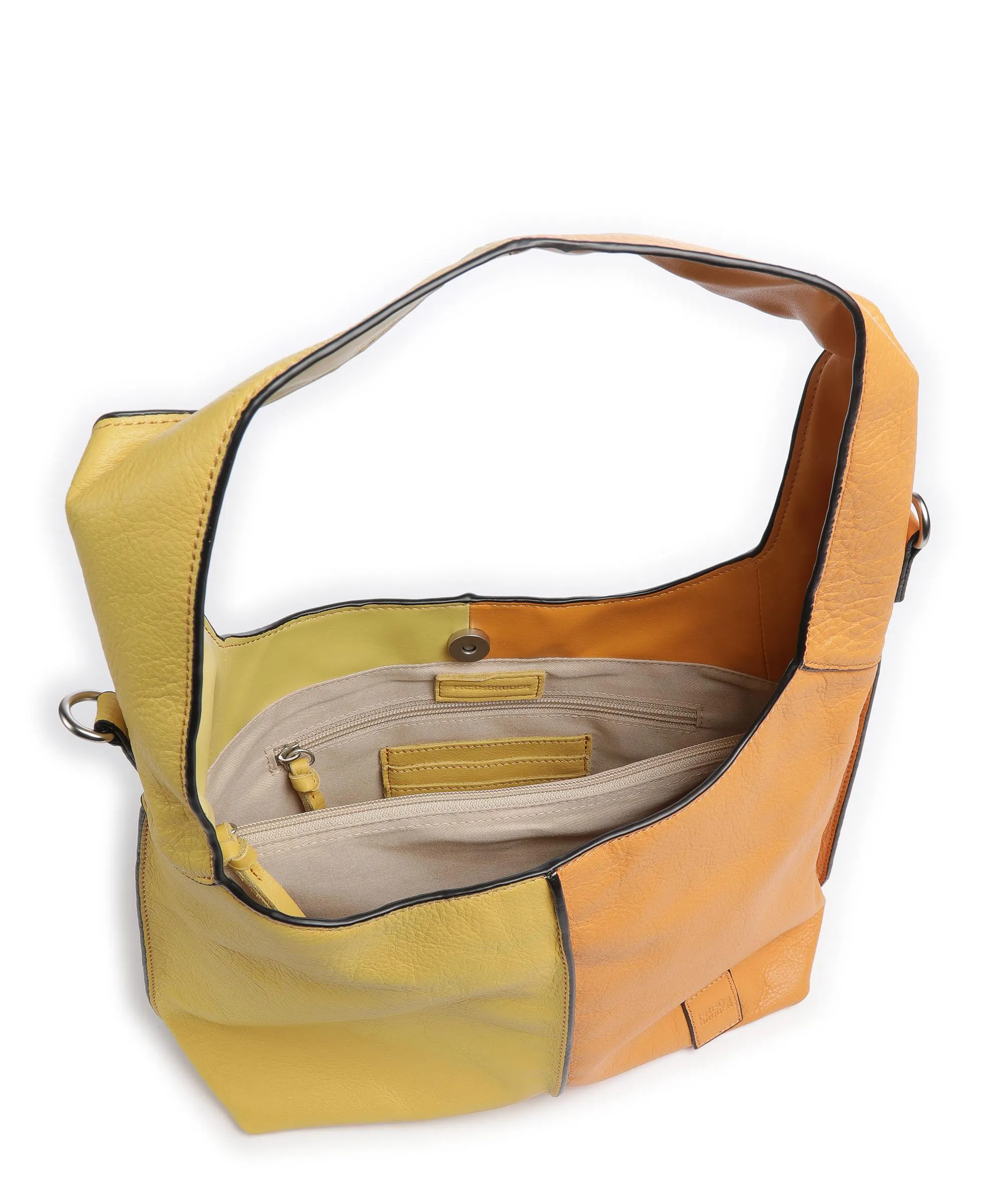  FredsBruder FB Borsa hobo pelle granulata multicolore  