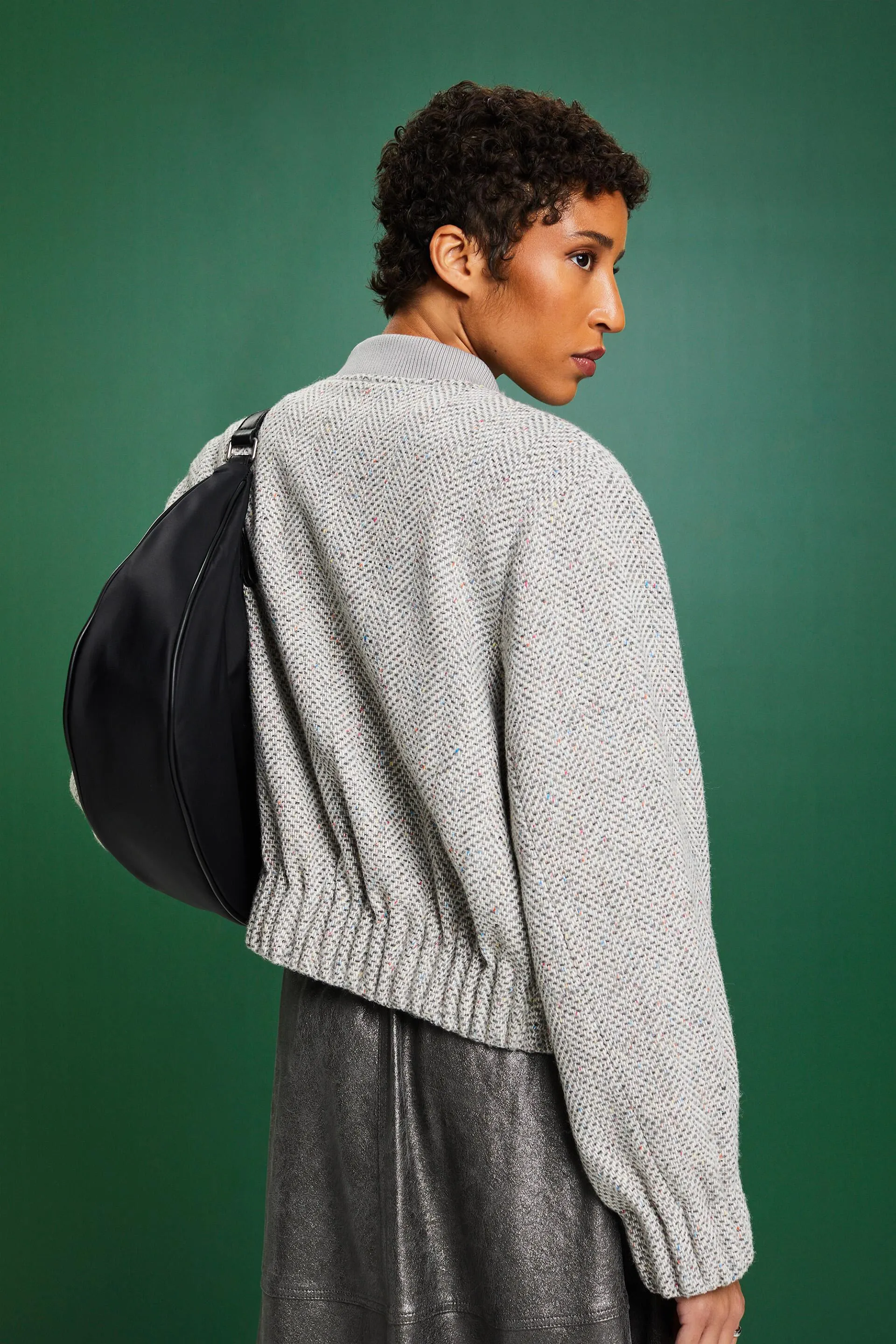 Giacca bomber strutturata