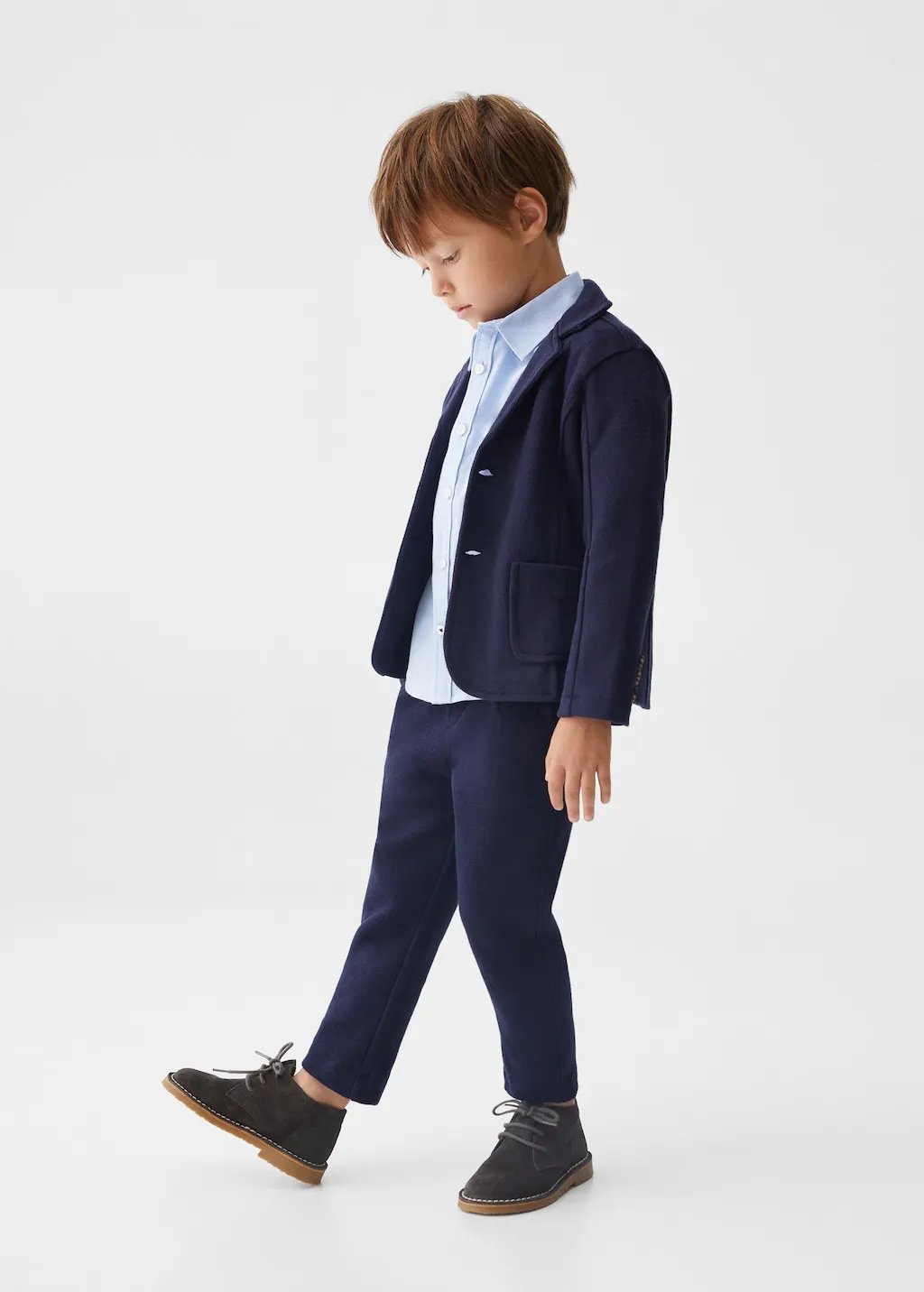 Giacca completo regular fit texture