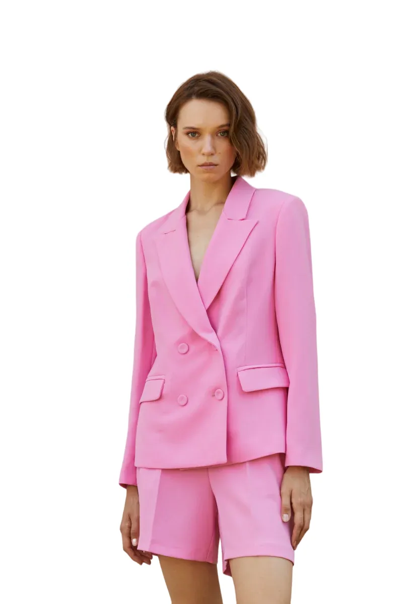 GIACCA DOPPIOPETTO ROSA