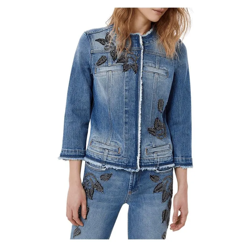 Giacca Jeans Liu-Jo Con Applicazioni