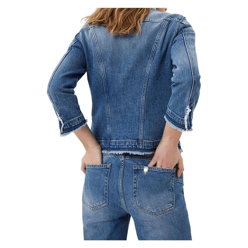 Giacca Jeans Liu-Jo Con Applicazioni