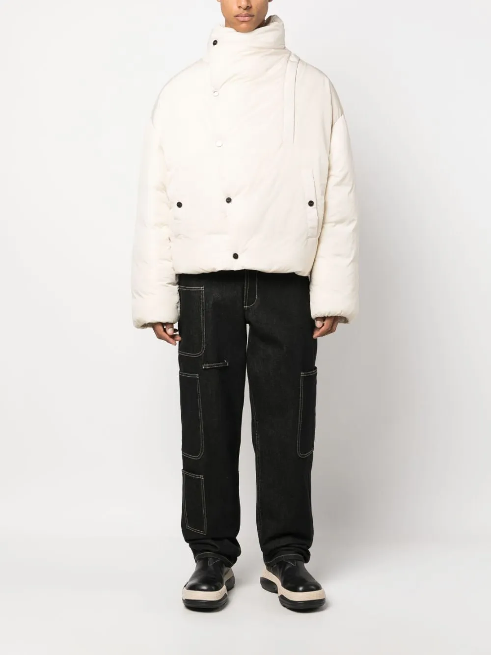 Giacca la doudoune cocon in beige - uomo