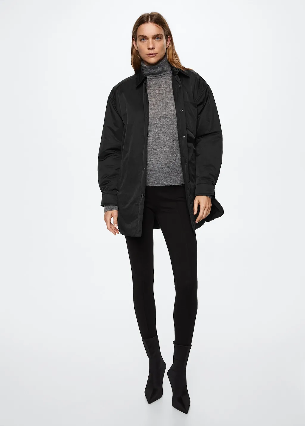 Giacca trapuntata oversize