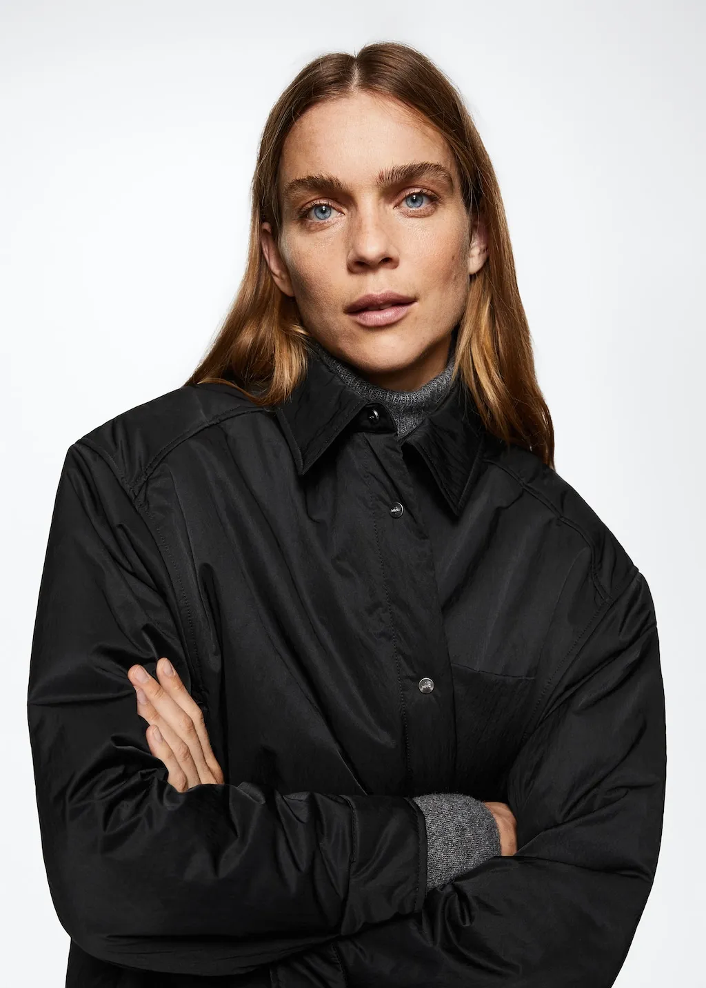 Giacca trapuntata oversize