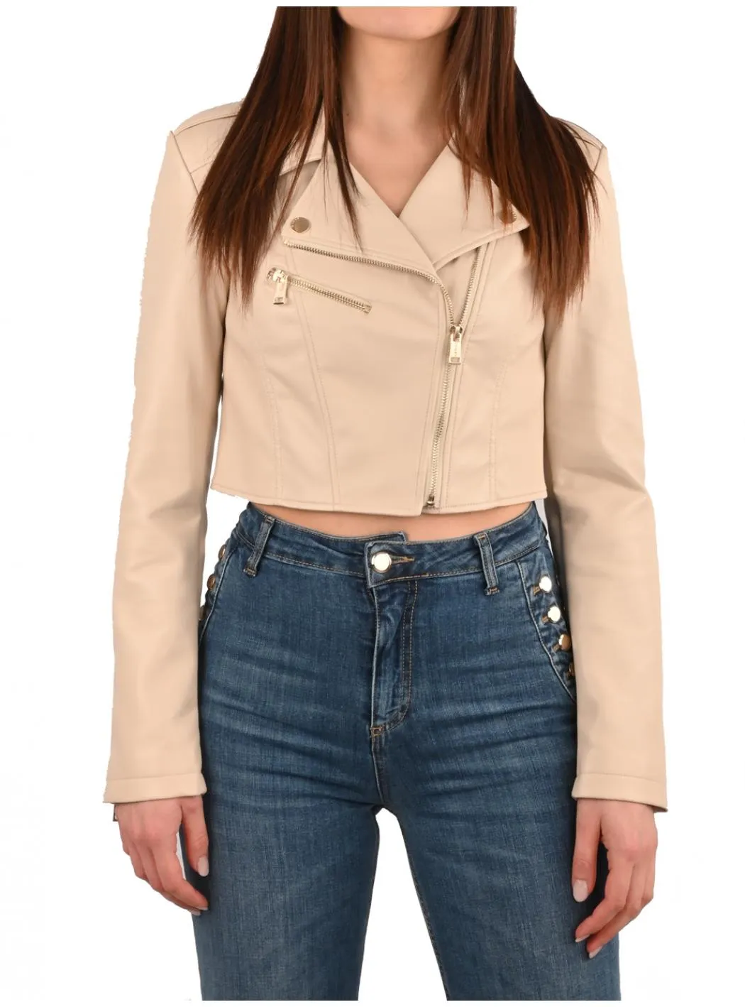 Giubbino in similpelle Donna guess w3gl15_wf8p0-g1m5 ROCHELLE FAUX LEATHER