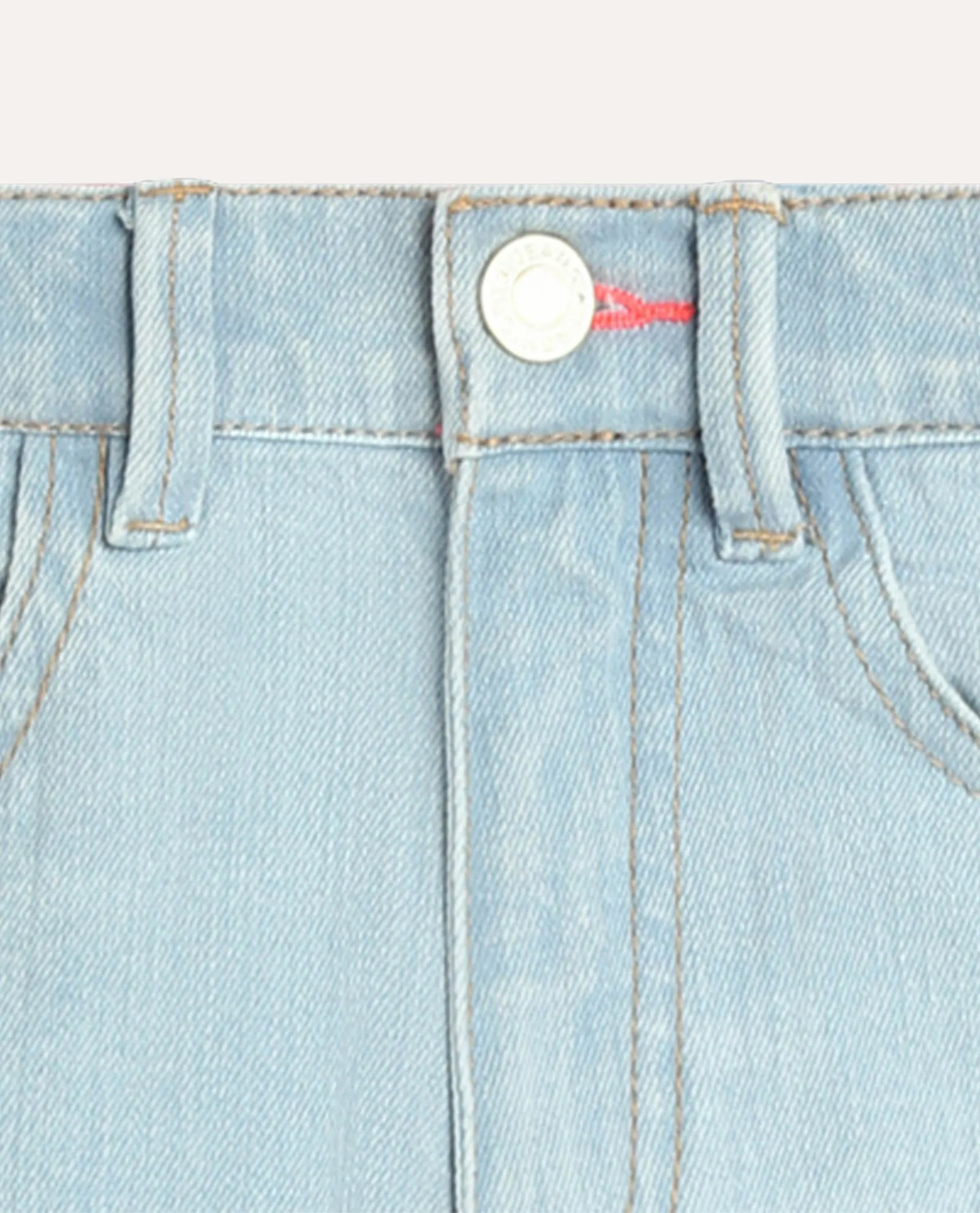 Jeans cinque tasche Billieblush per bambina in twill