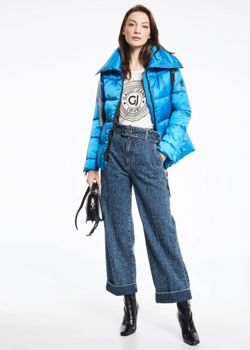 Jeans con motivo a righe