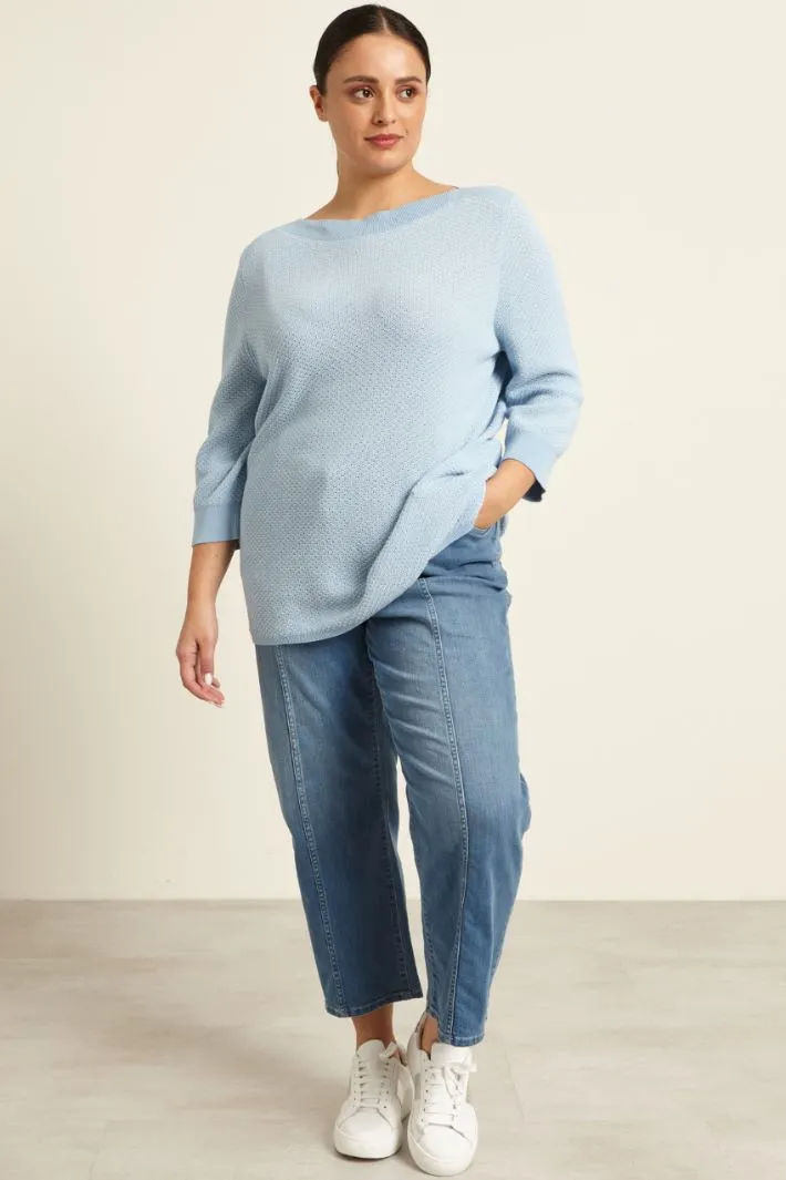 Jeans dritti in denim