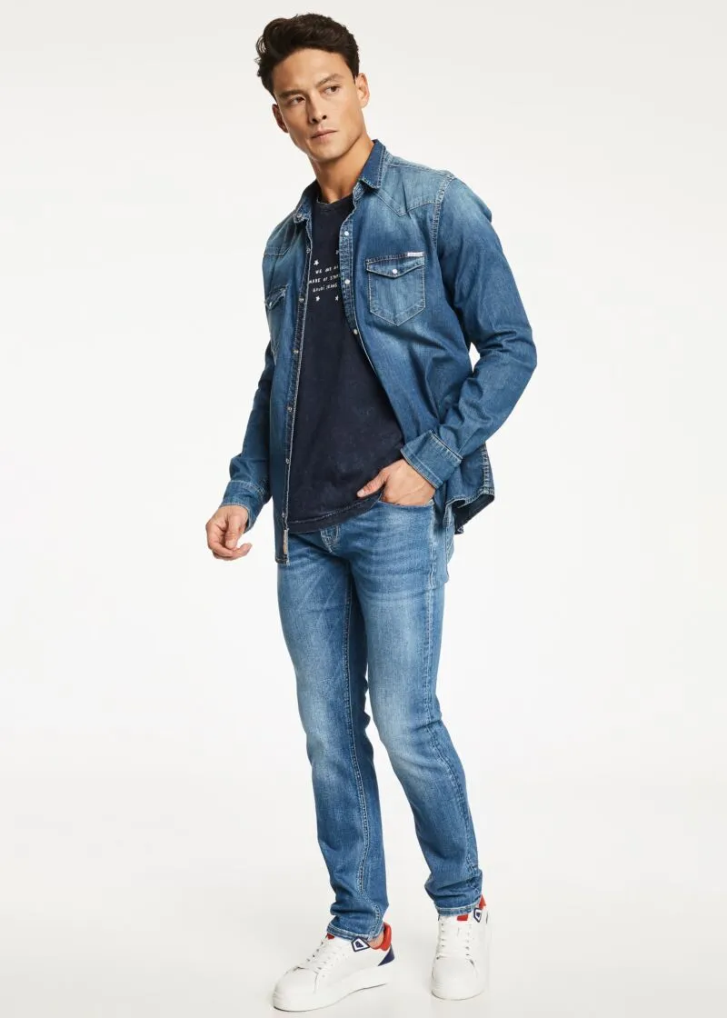 Jeans indaco medio