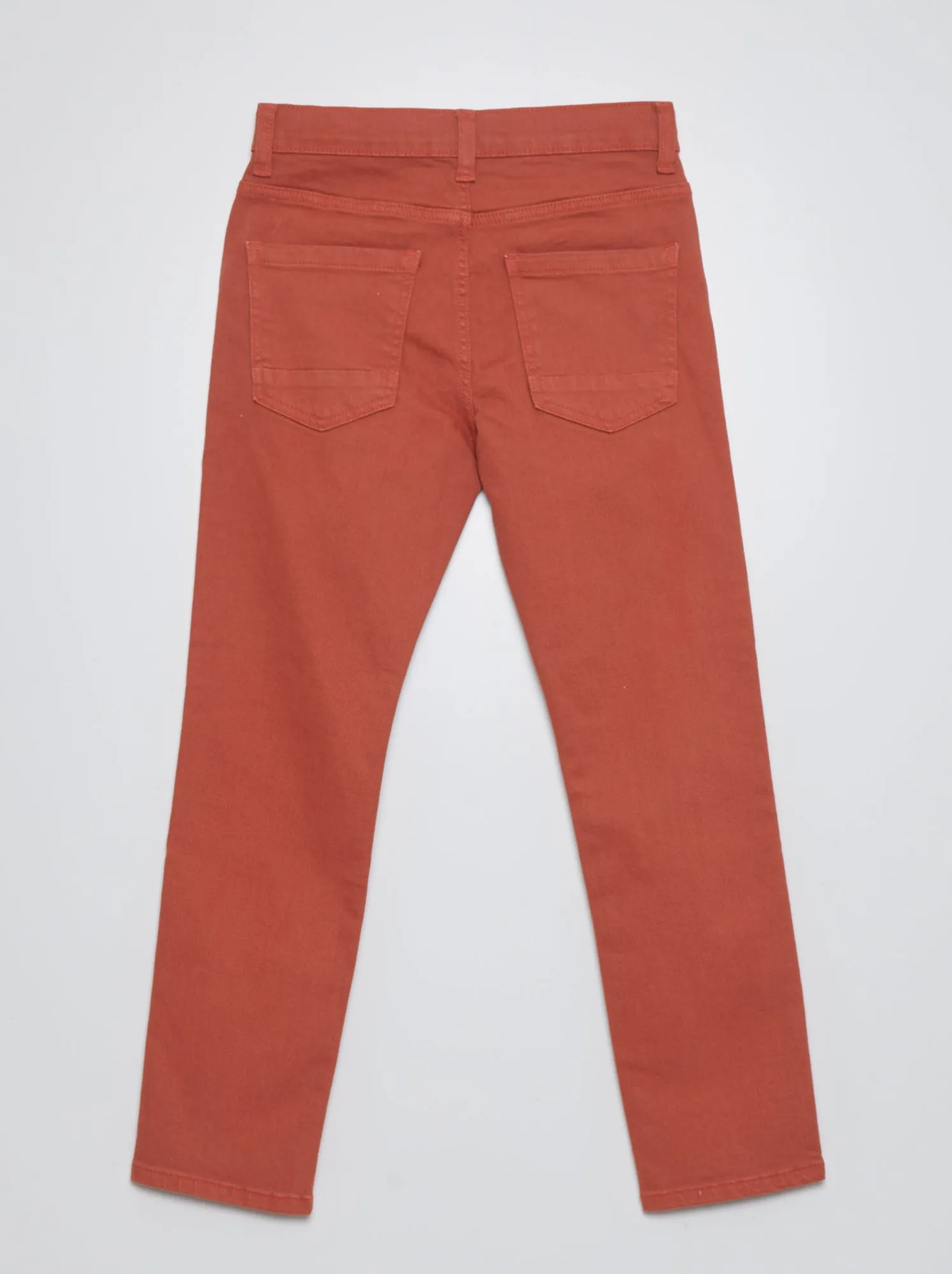 Jeans slim 5 tasche - ROSSO