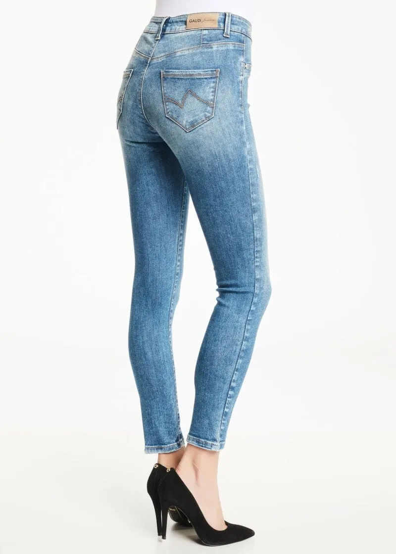 Jeggings con dettagli destroyed