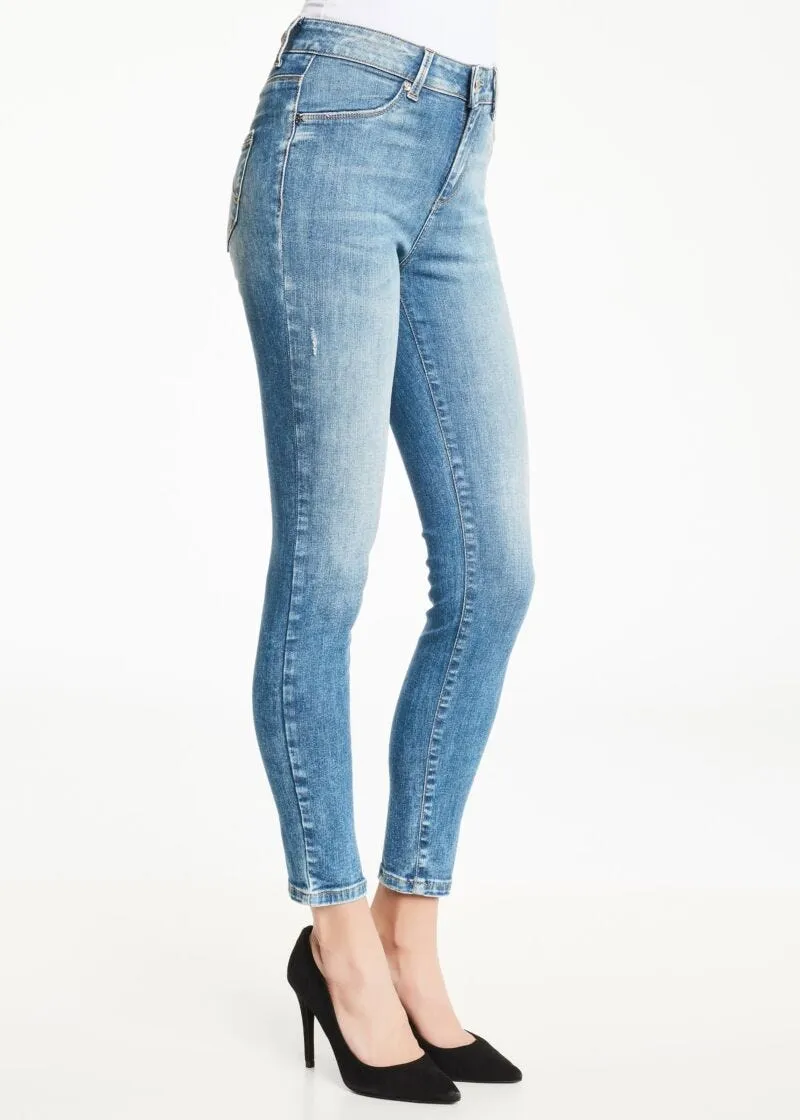 Jeggings con dettagli destroyed