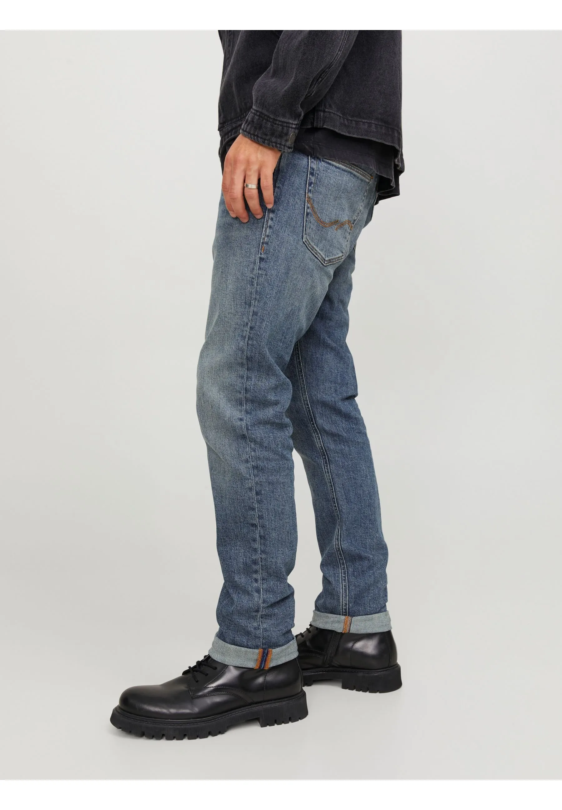 JJIGLENN JJCOLE - Jeans slim fit