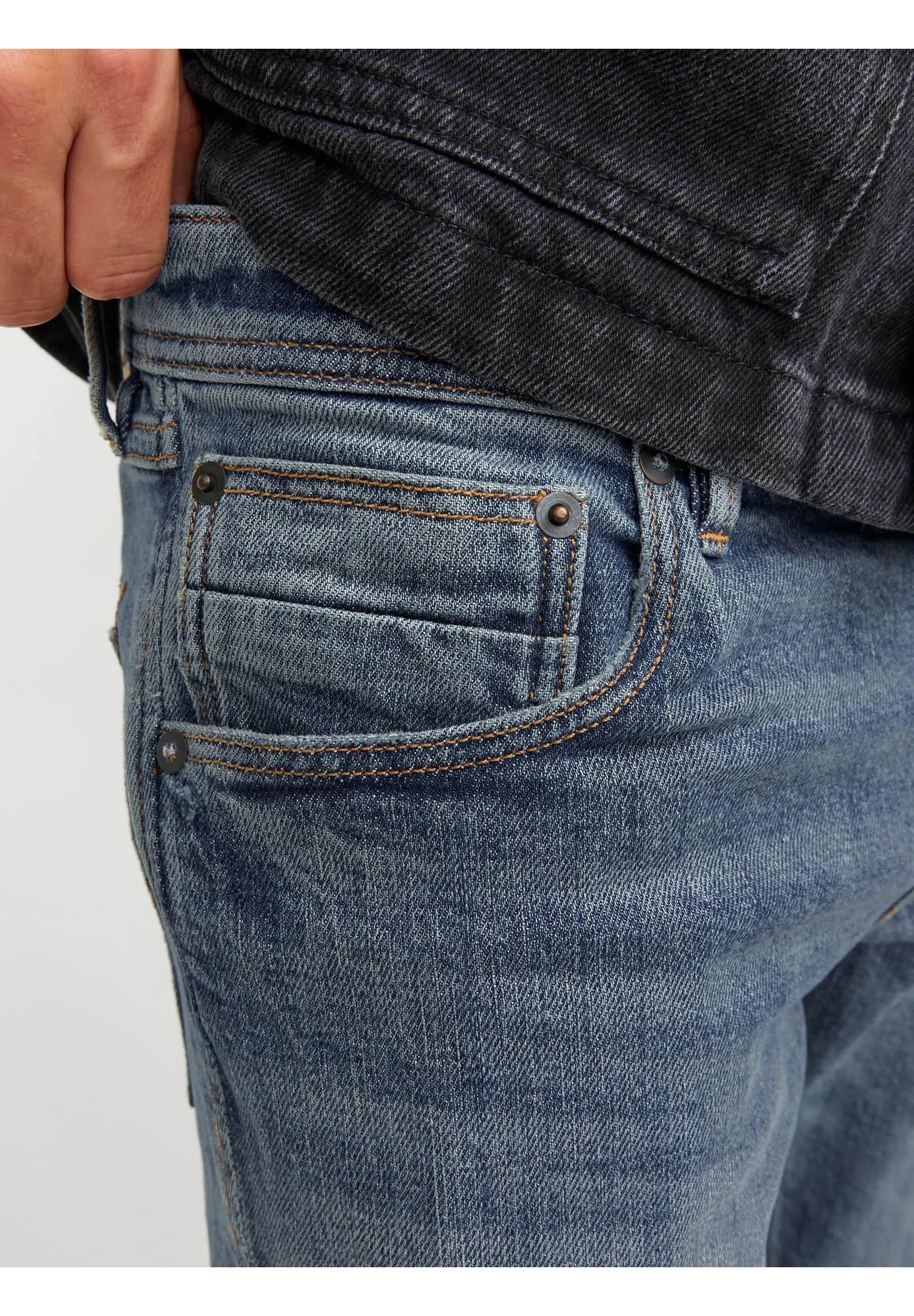 JJIGLENN JJCOLE - Jeans slim fit