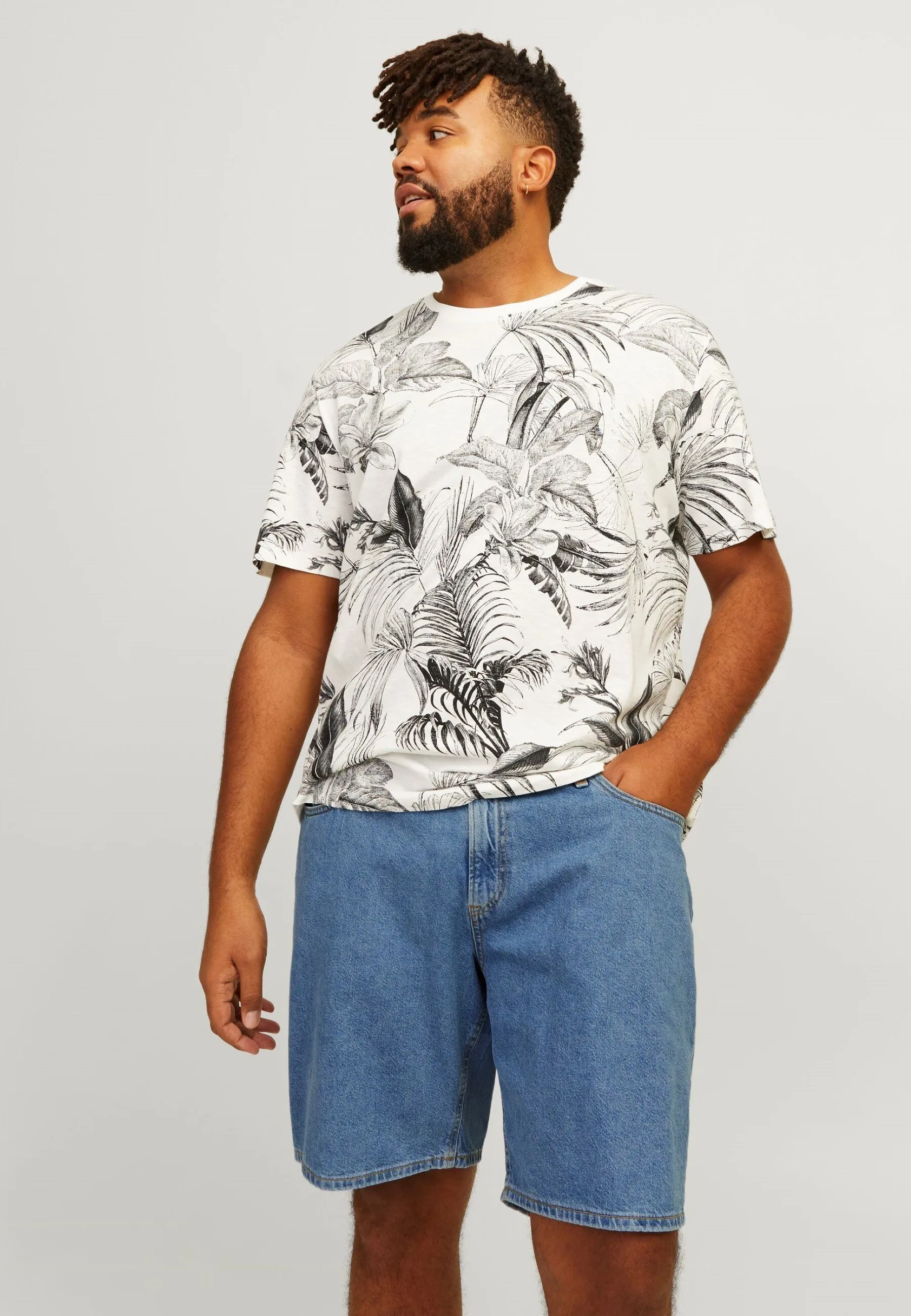 JJITONY JJORIGINAL - Shorts di jeans
