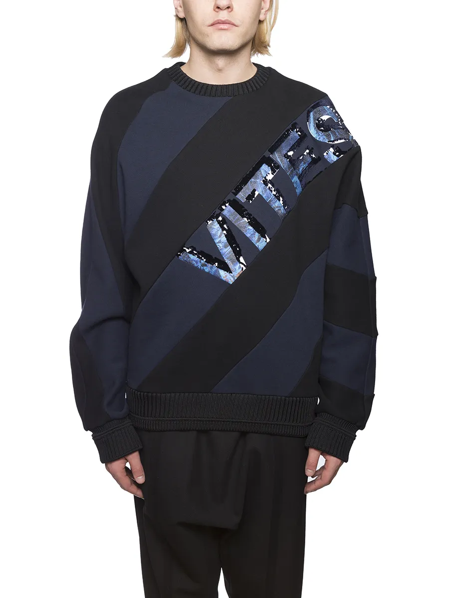 JUUN J  FELPA GIROCOLLO OVERSIZE  