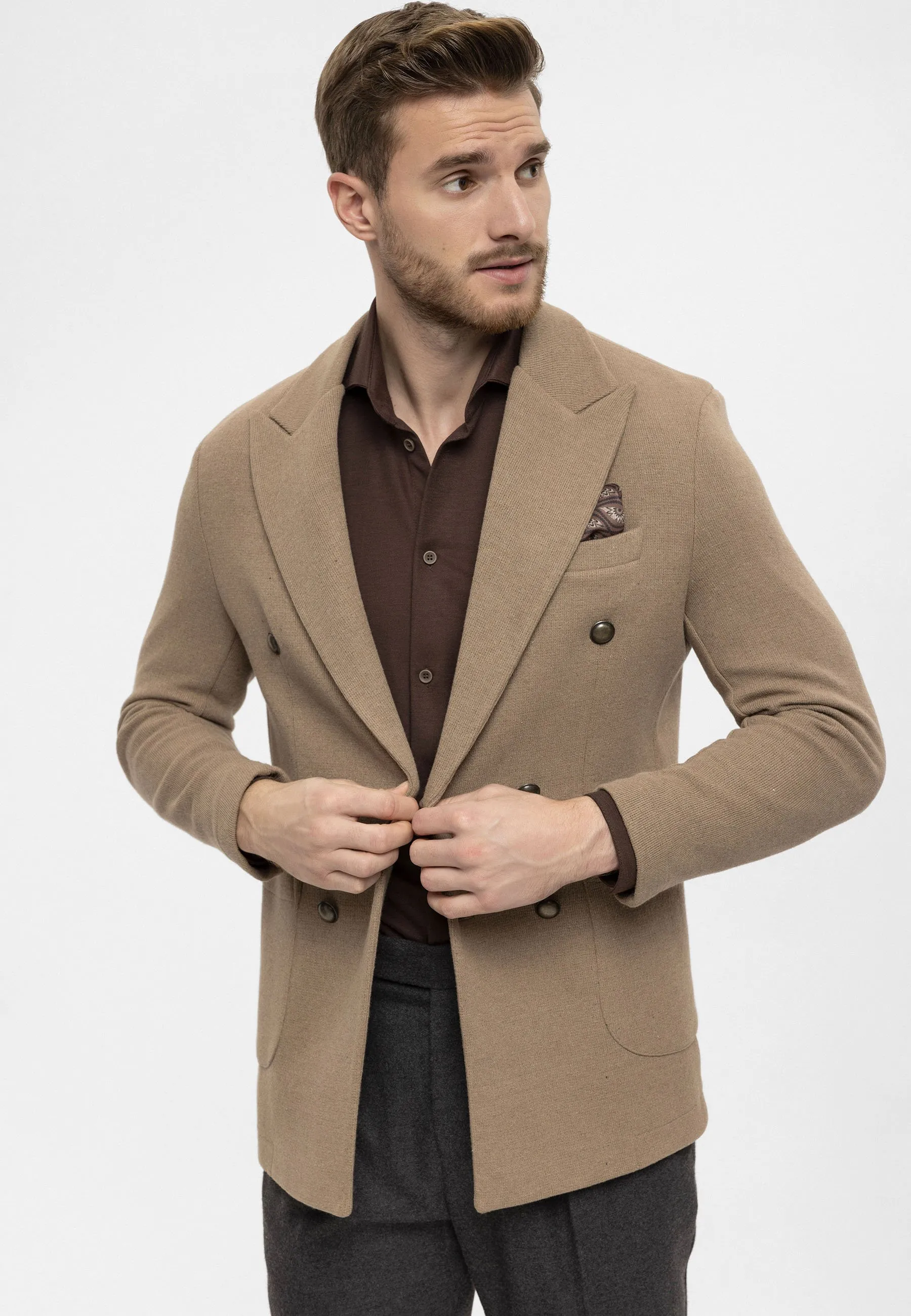 KNIT BLAZER - Giacca