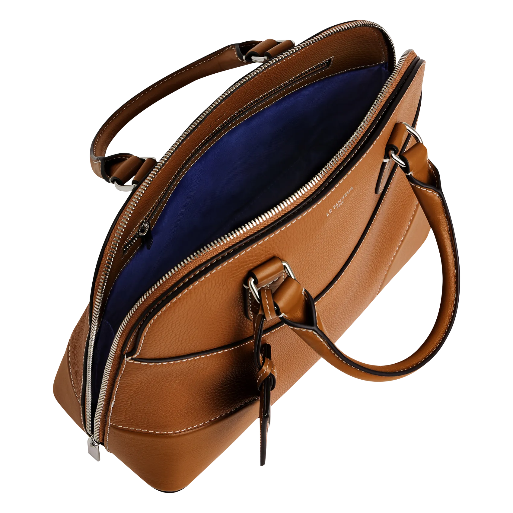  LE TANNEUR   ROMY - Borsa bugatti in pelle martellata | Marrone