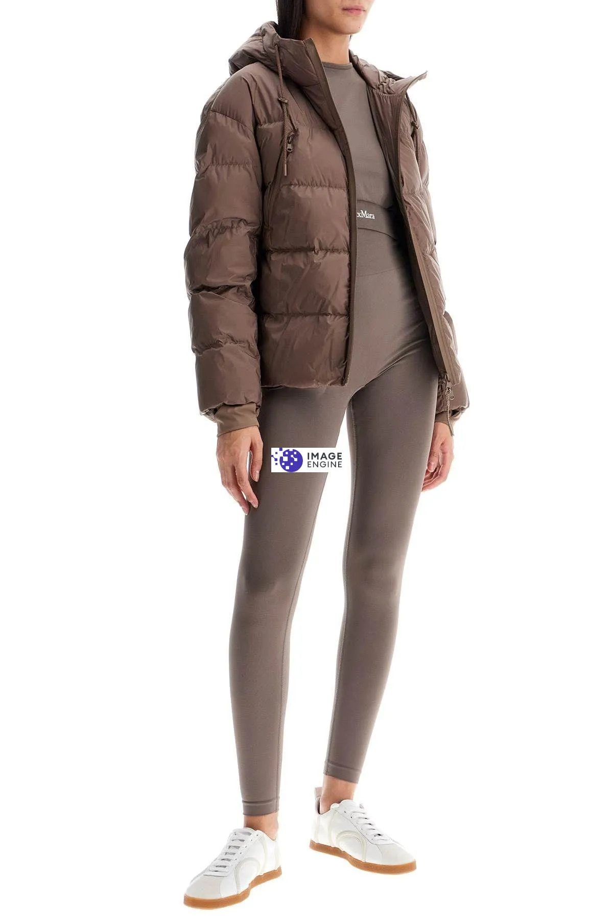 Leggings sportivi 'Fuoco' con stampa logo