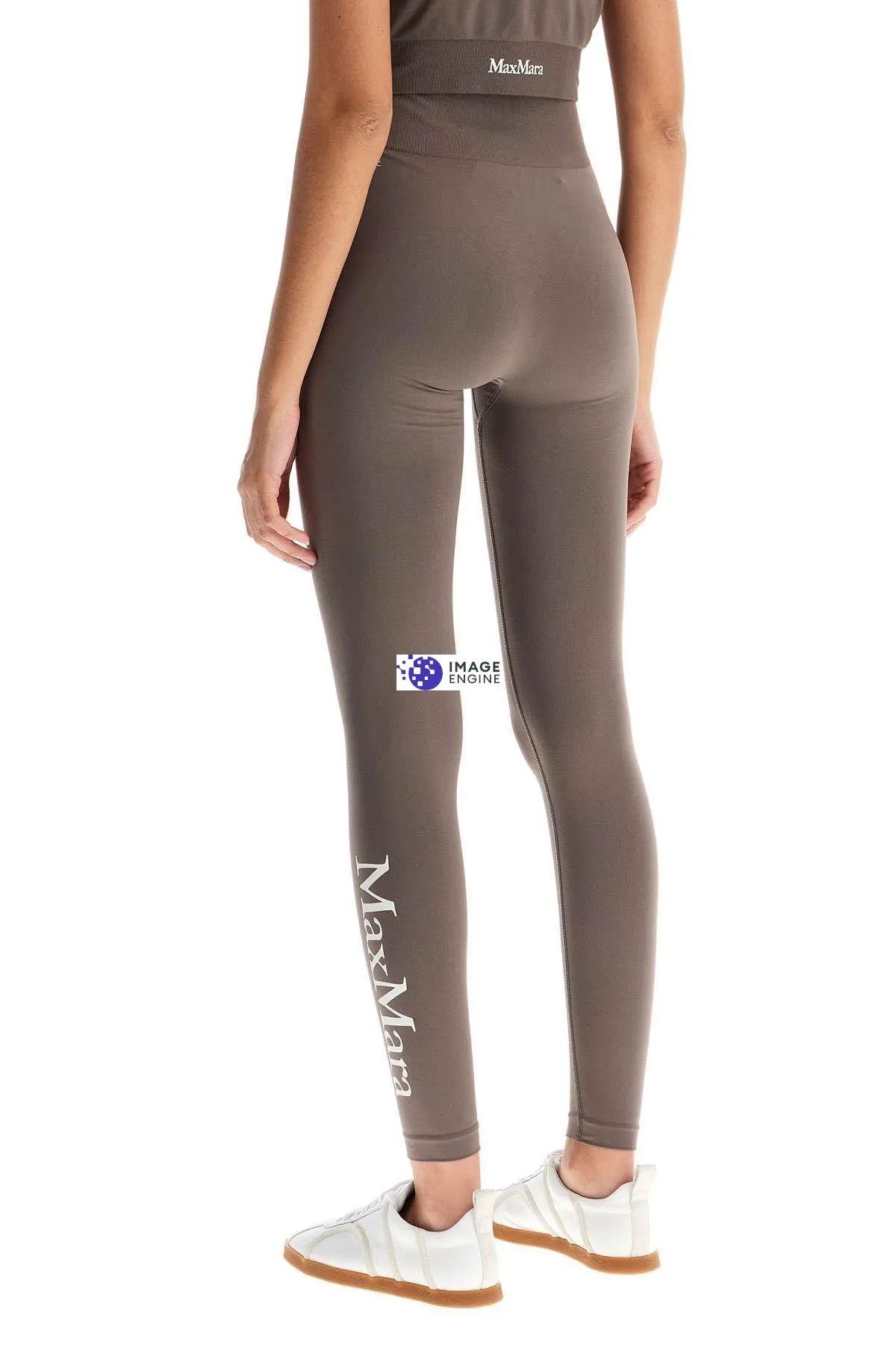 Leggings sportivi 'Fuoco' con stampa logo