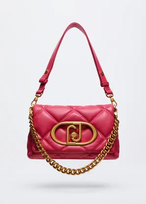 Liu Jo  ---------    ------------Liujo borsa tracolla lapuffy matelasse' rosa