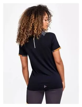 Maglia Craft Pro Trail donna a manica corta arancione nero